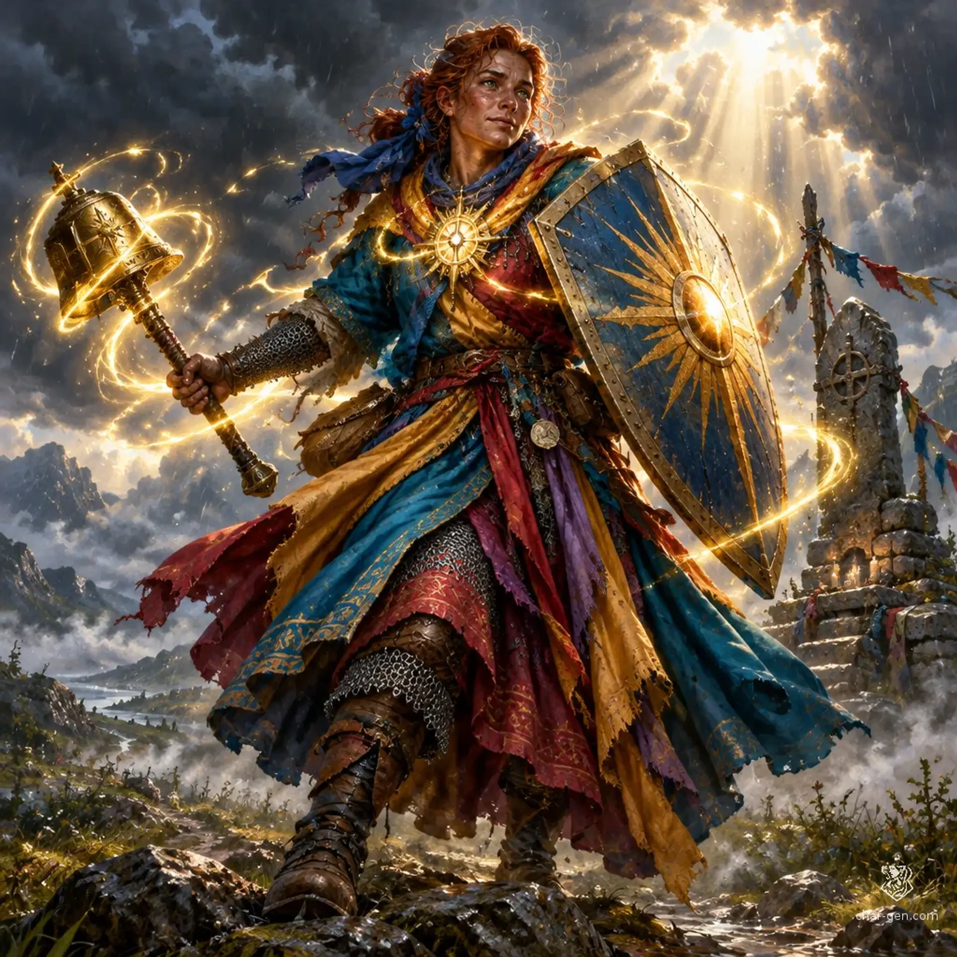 Nova Loralight - AI-generated fantasy Character