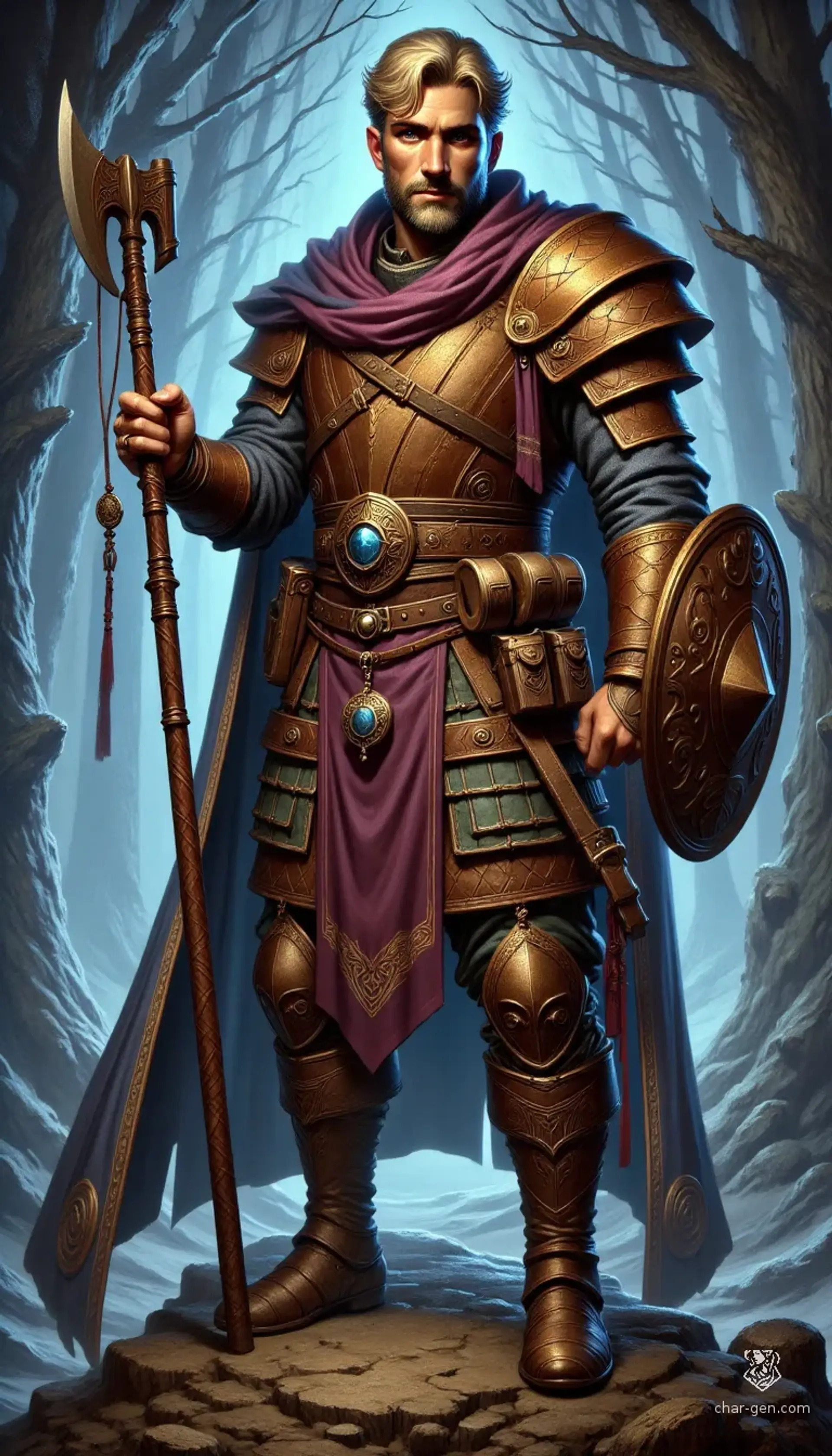 Haldren Varro - AI-generated fantasy NPC
