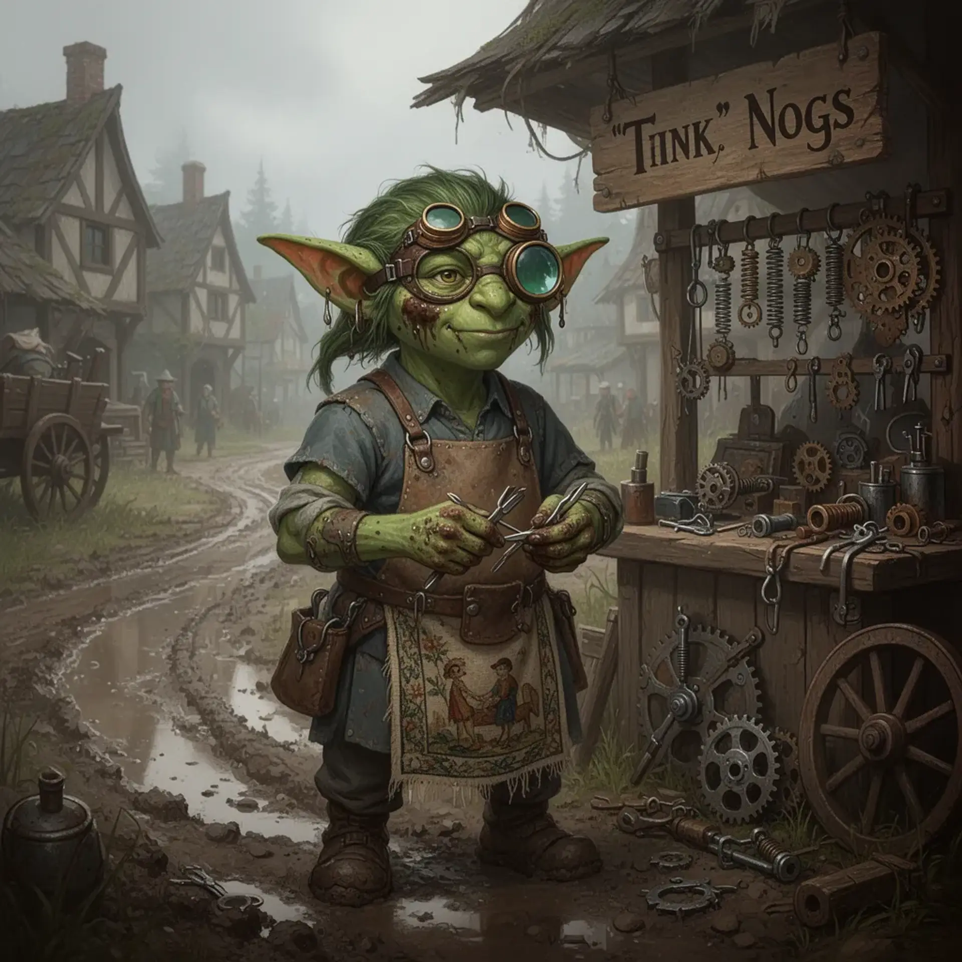 Shara 'Tink' Nogs - AI-generated fantasy NPC