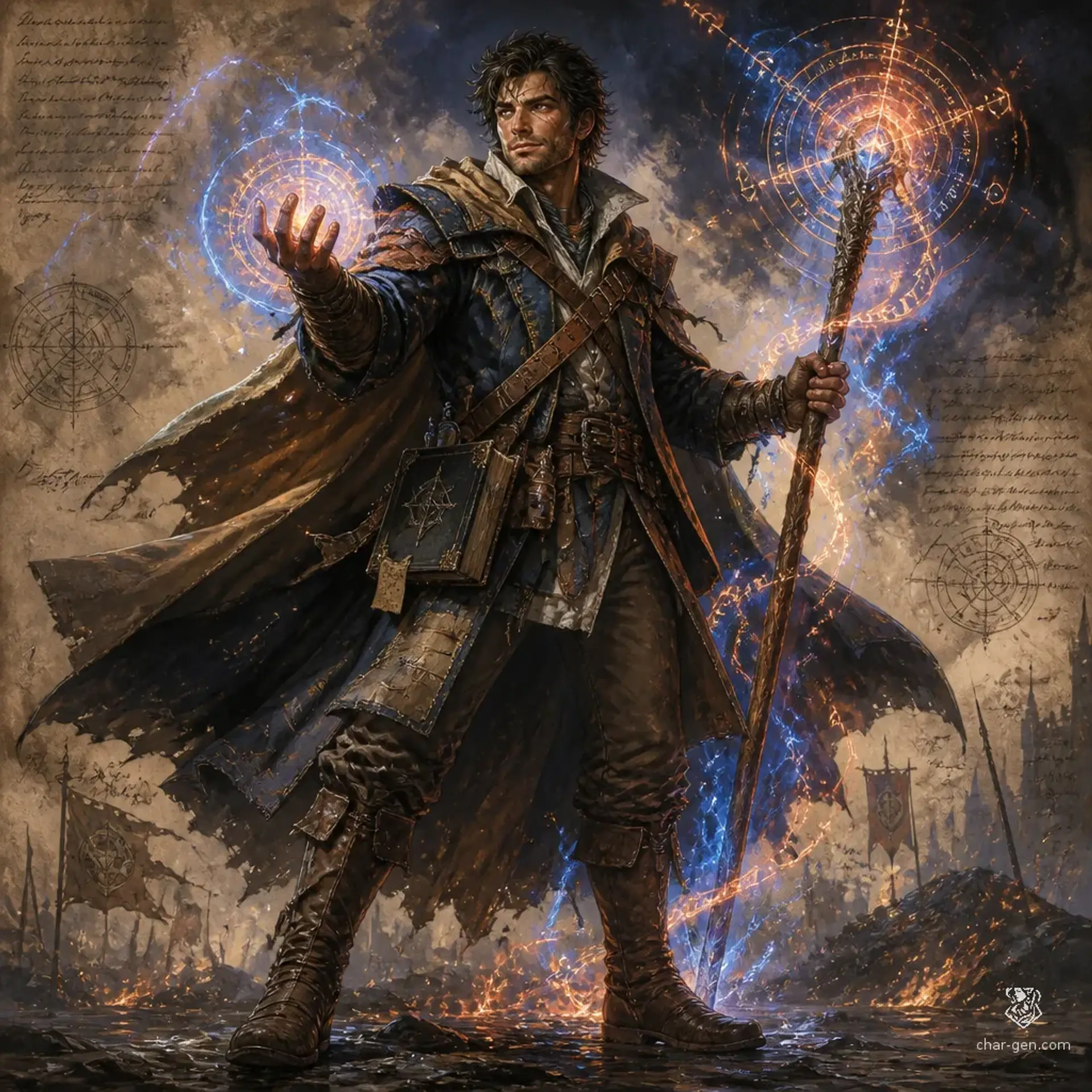 Tam Stromton - AI-generated fantasy Character