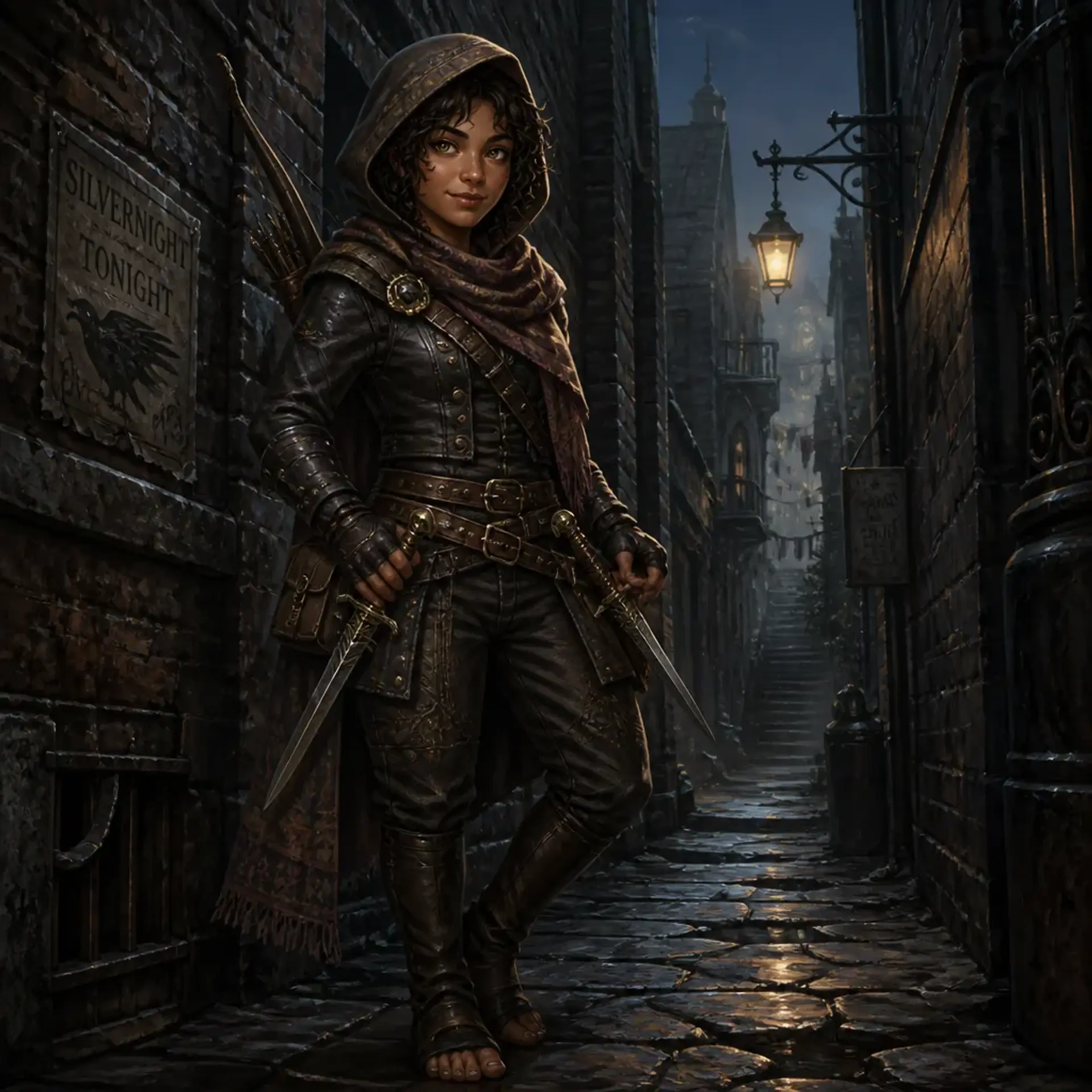 Mira Tumbletoe - AI-generated fantasy Character