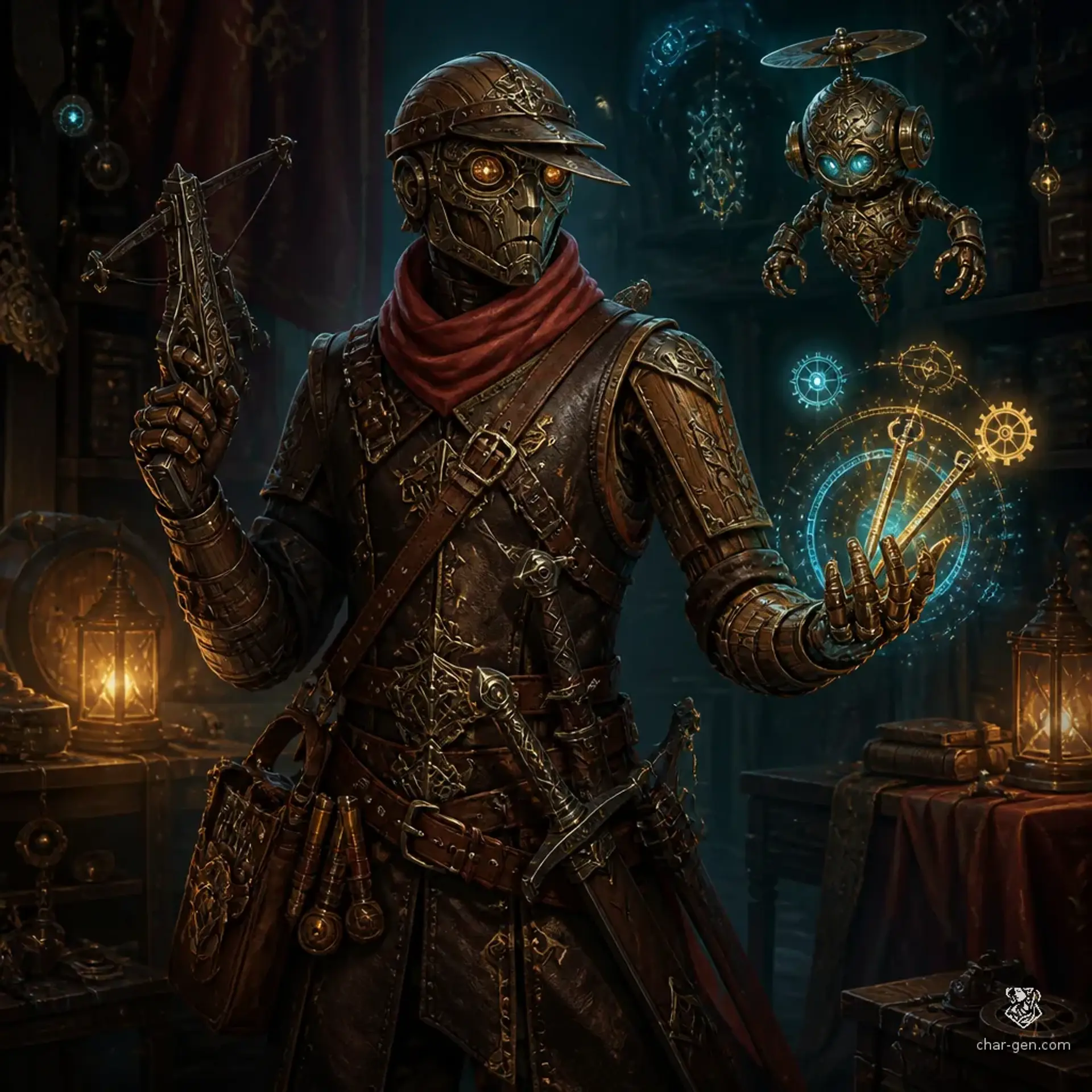 Bram - AI-generated fantasy Character
