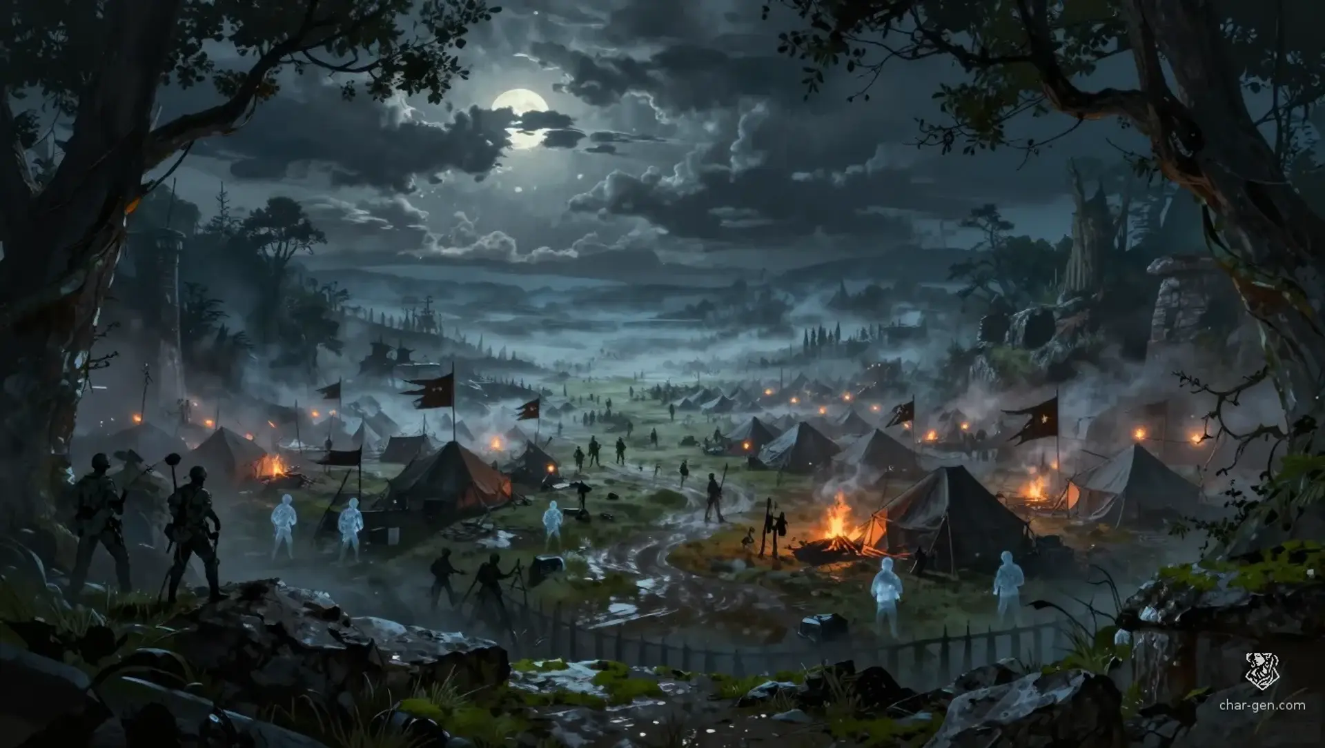 The Phantom Garrison - AI-generated fantasy Quest