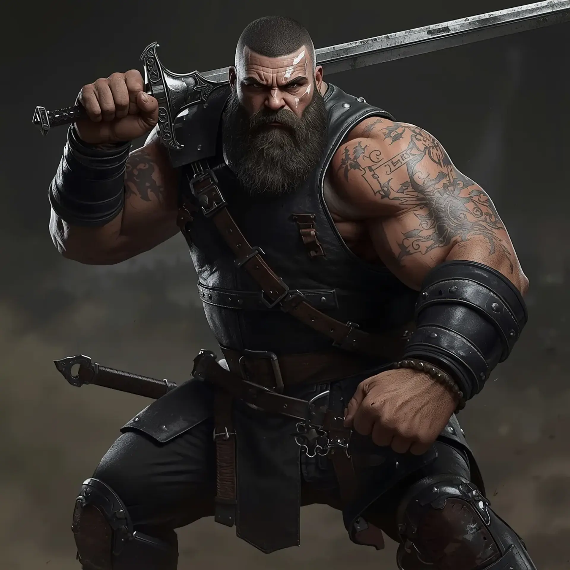 Gunther Dominus - AI-generated fantasy Character