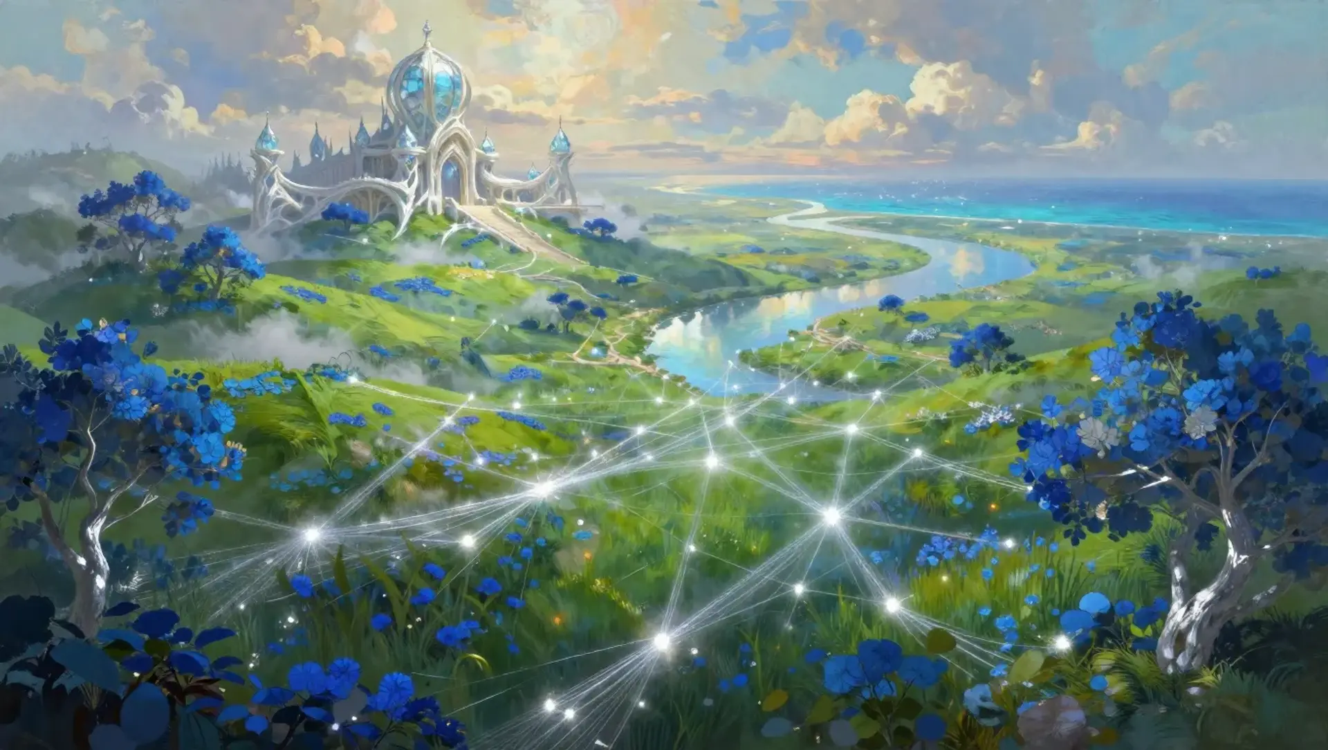 Feylines - AI-generated fantasy Region