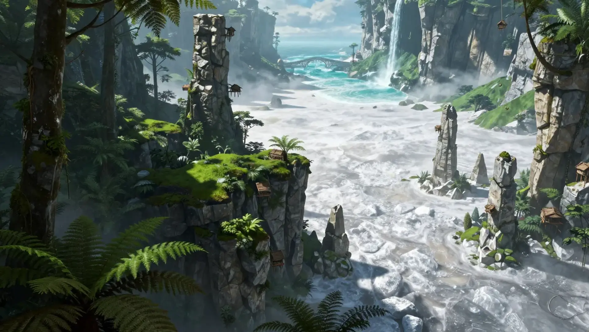 The Salt-Stained Edge - AI-generated fantasy Region