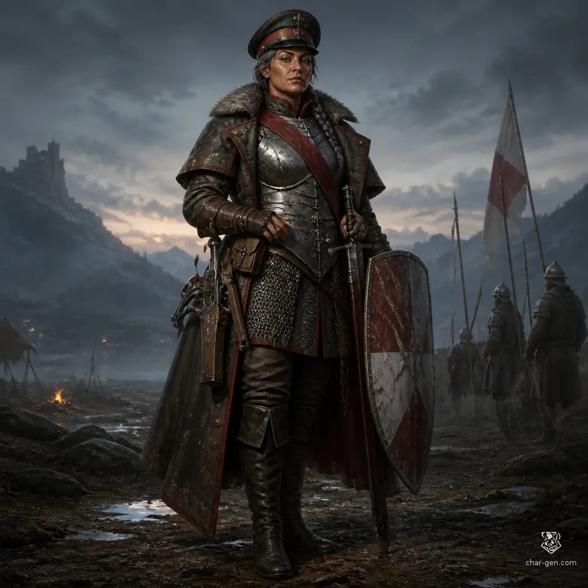 Entranzia Graves - AI-generated fantasy Character