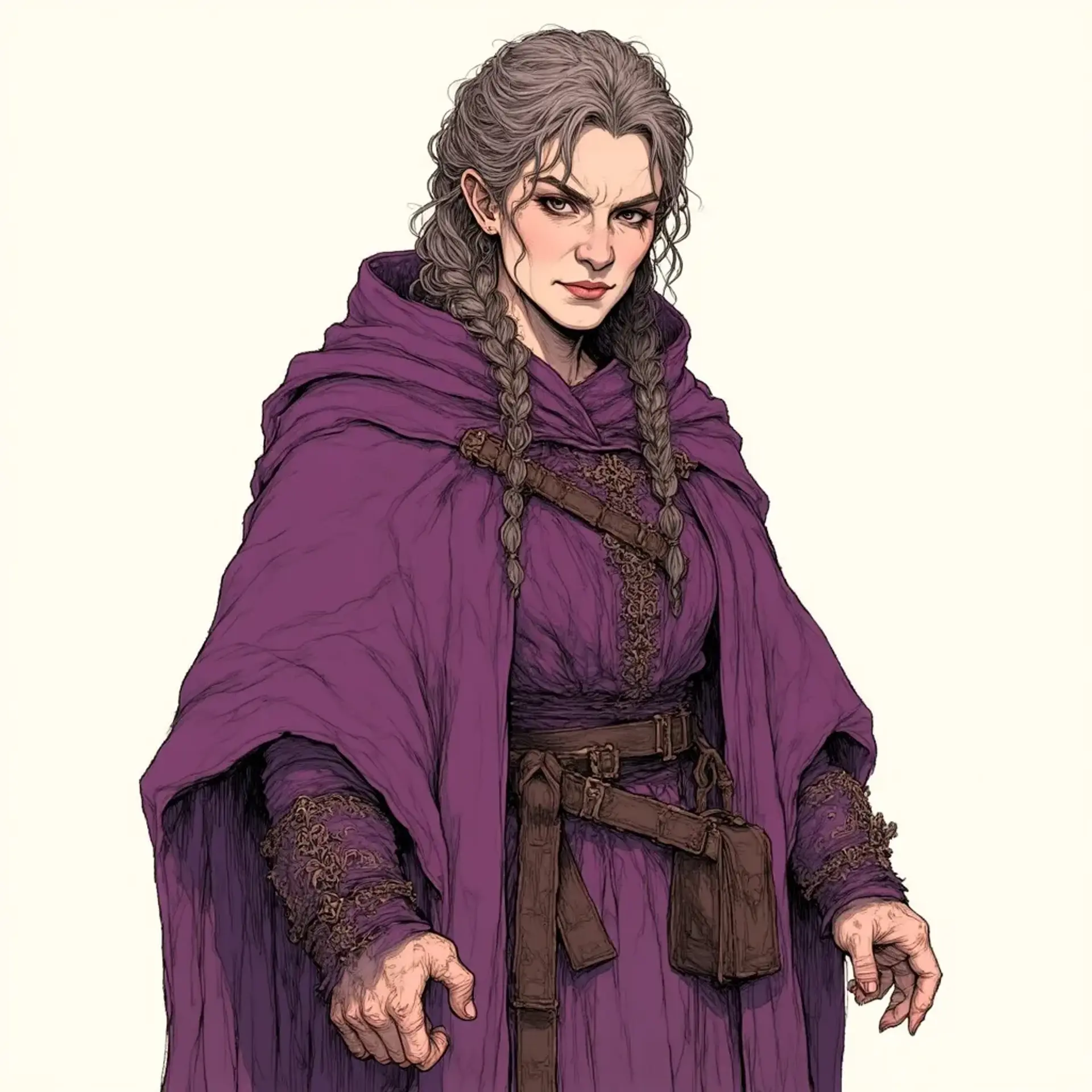 Madame Heloise Brightmantle - AI-generated fantasy NPC