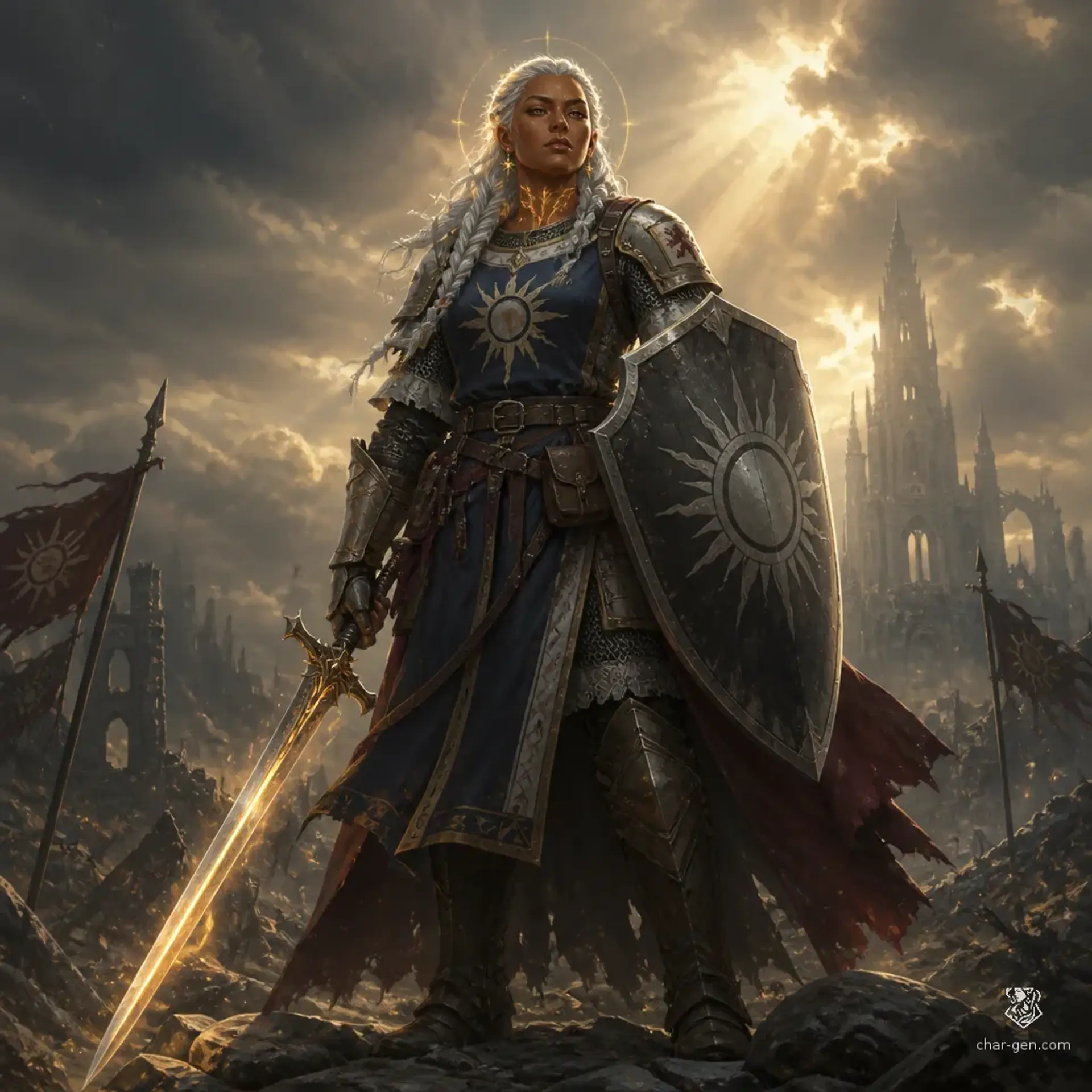 Seraphina - AI-generated fantasy Character
