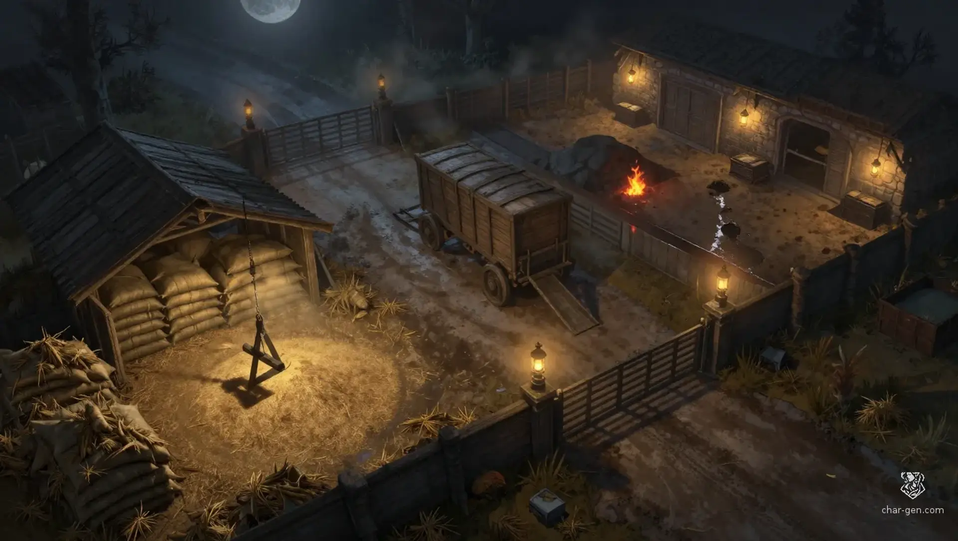 Get the Manifest Before Dawn - AI-generated fantasy Encounter