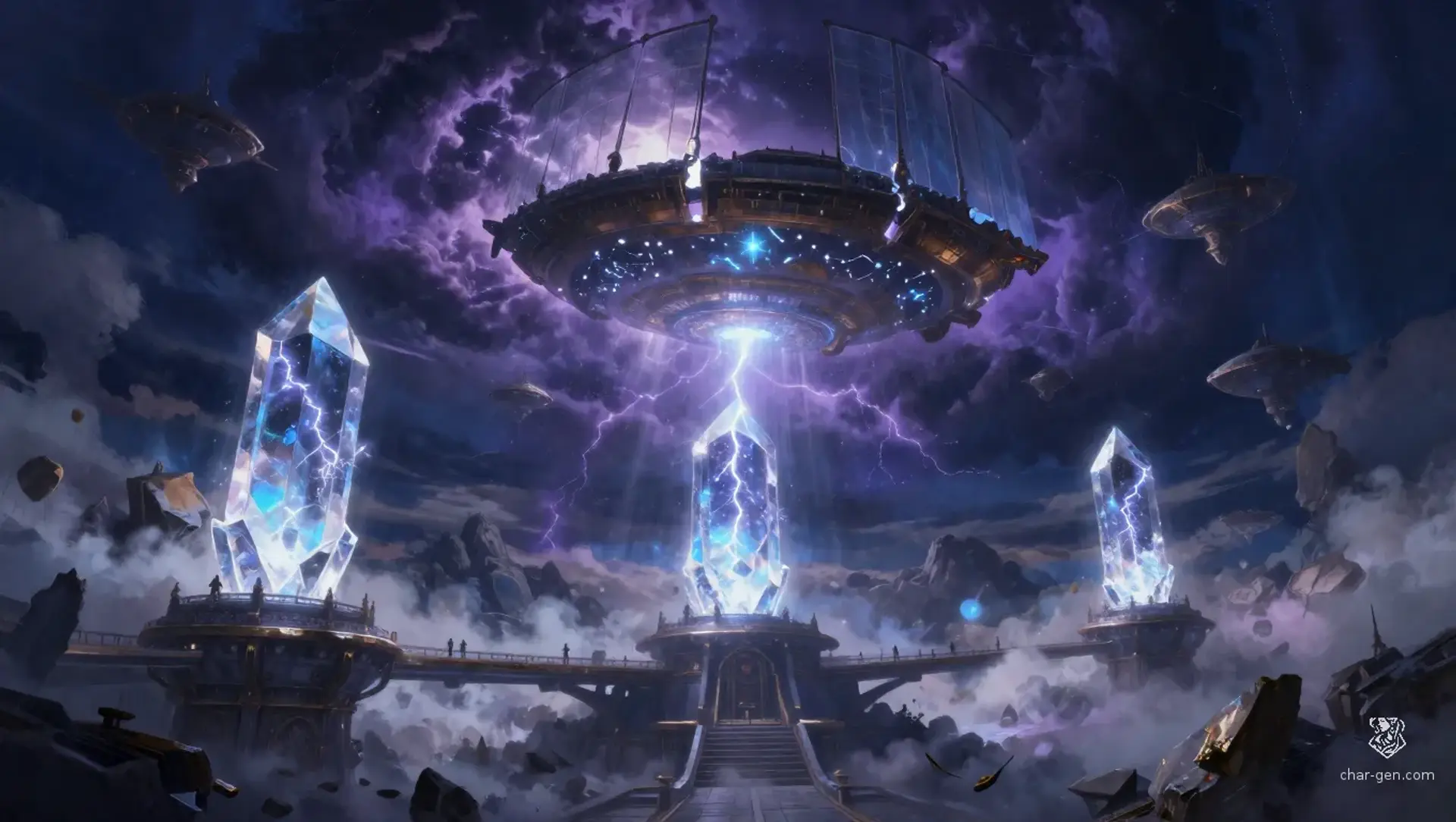 The Ship Above the Unseen Sky