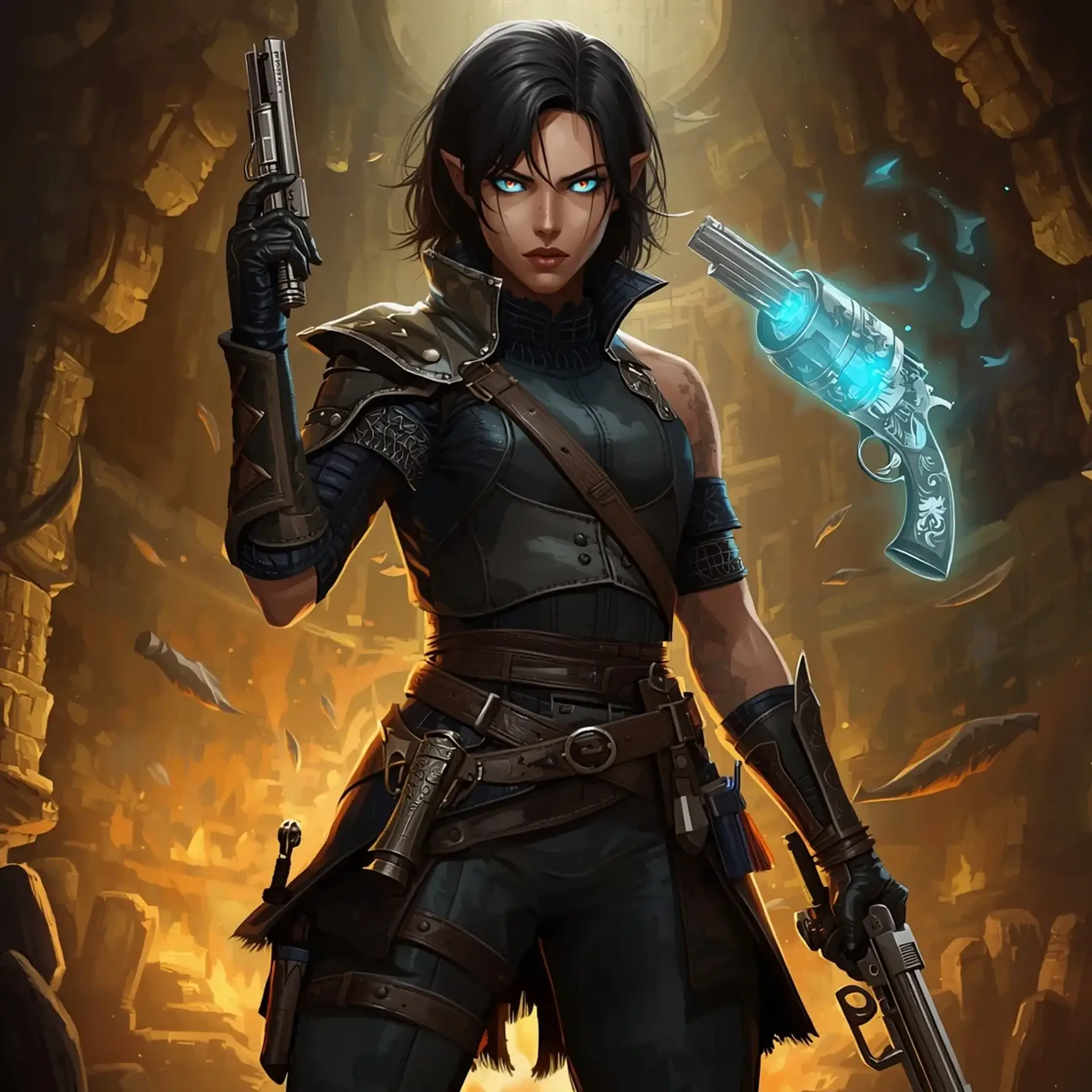 Syri Vulcan - AI-generated fantasy Character