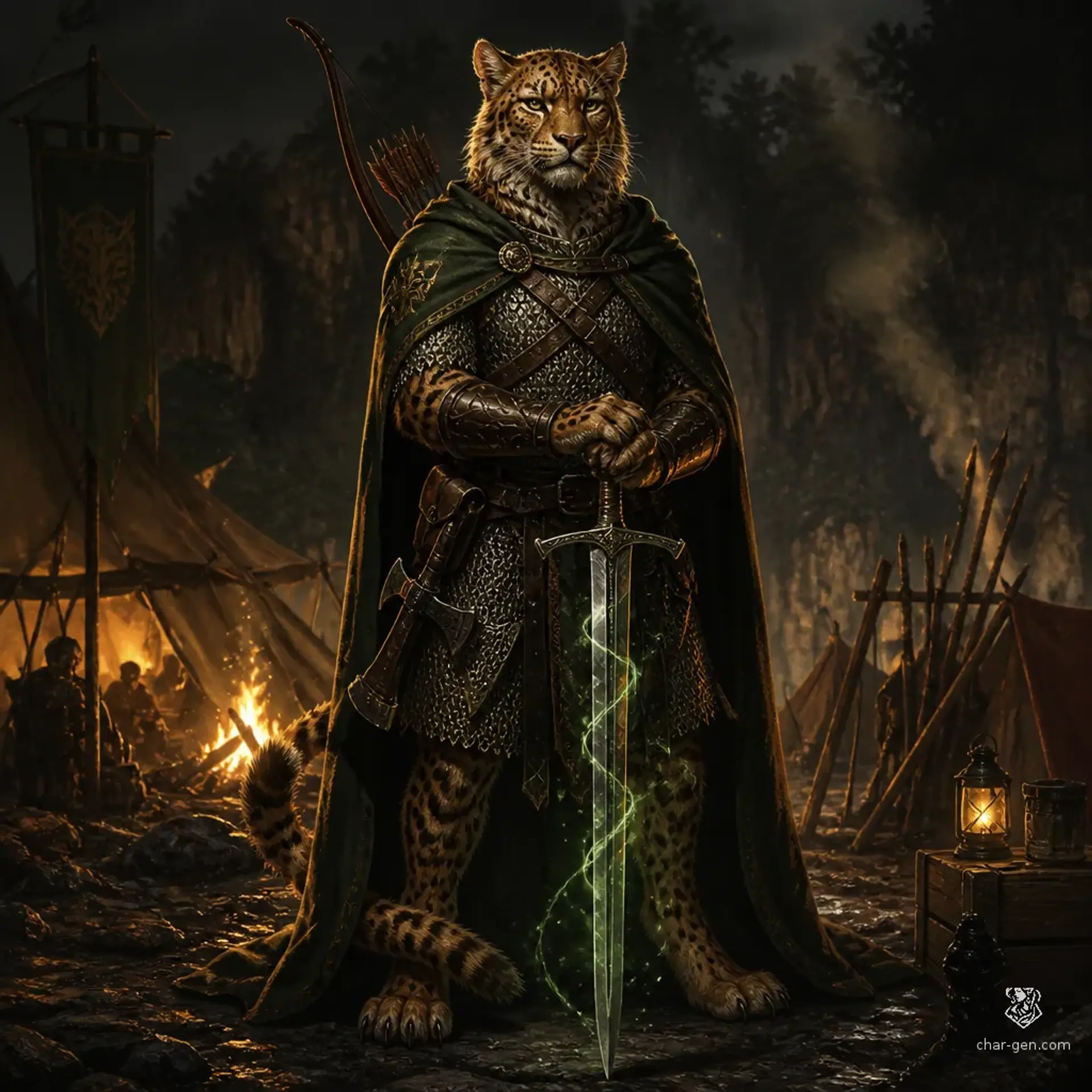 Gorstine - AI-generated fantasy Character