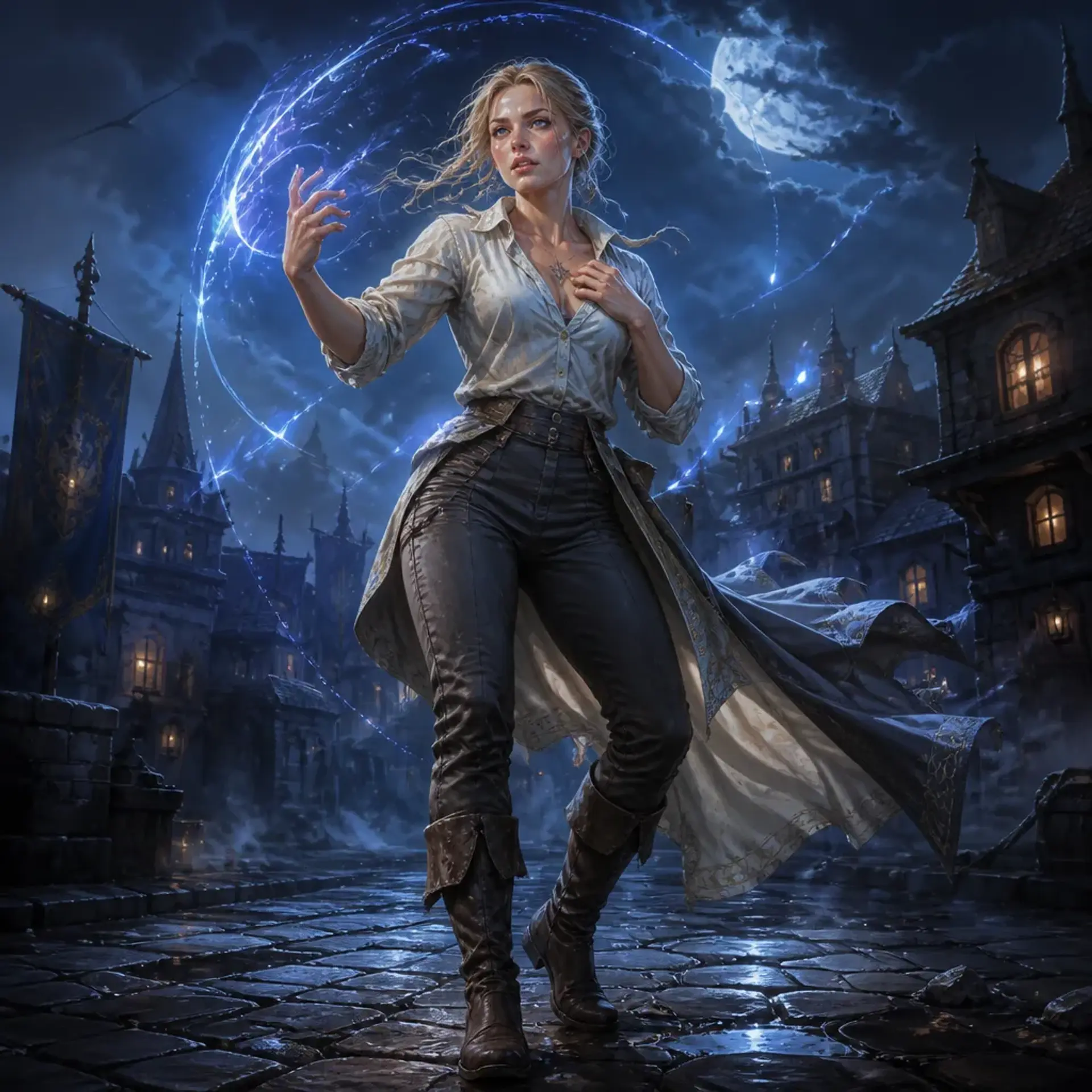 Nora Tepal - AI-generated fantasy Character
