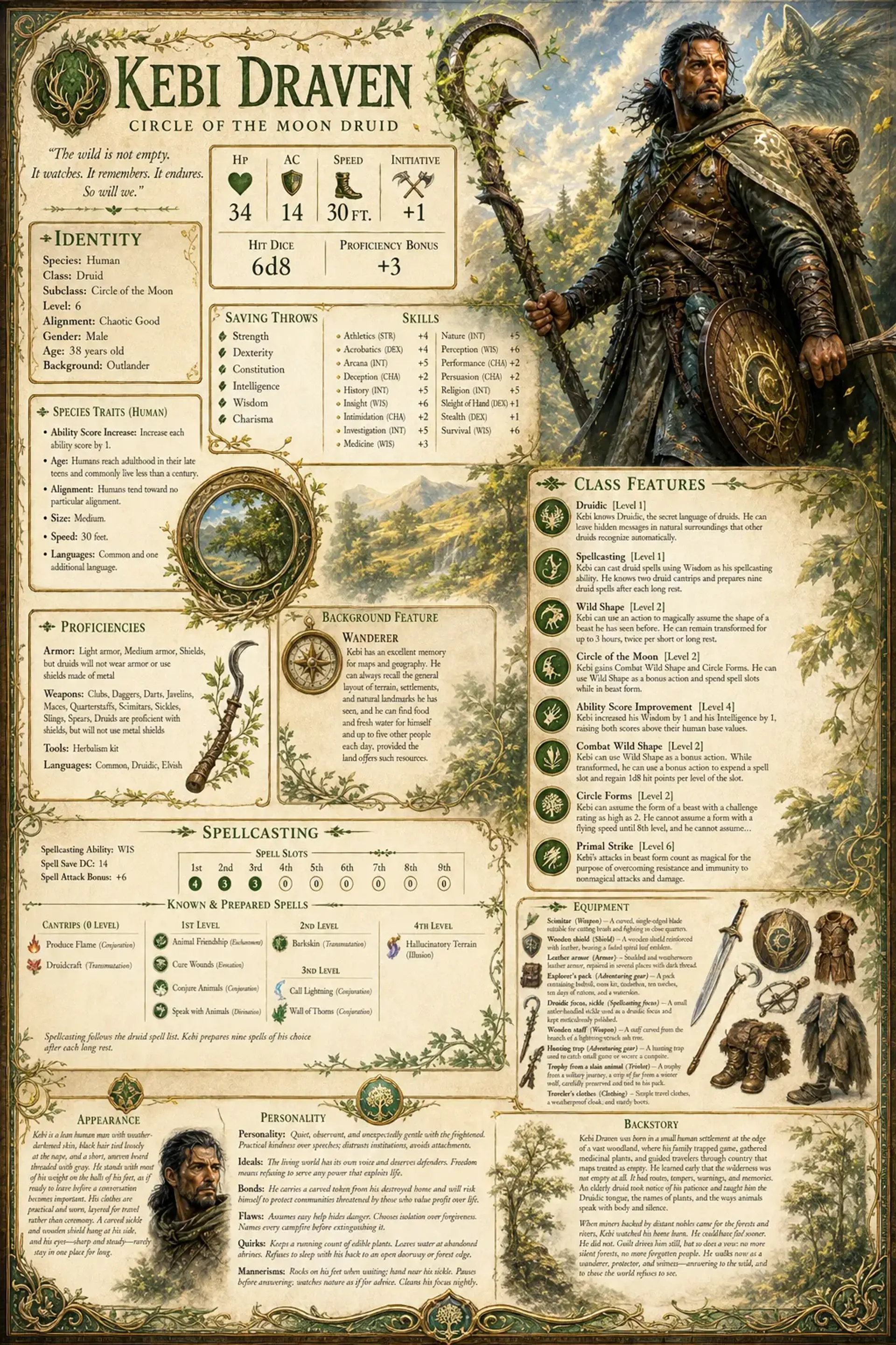 Character Sheet