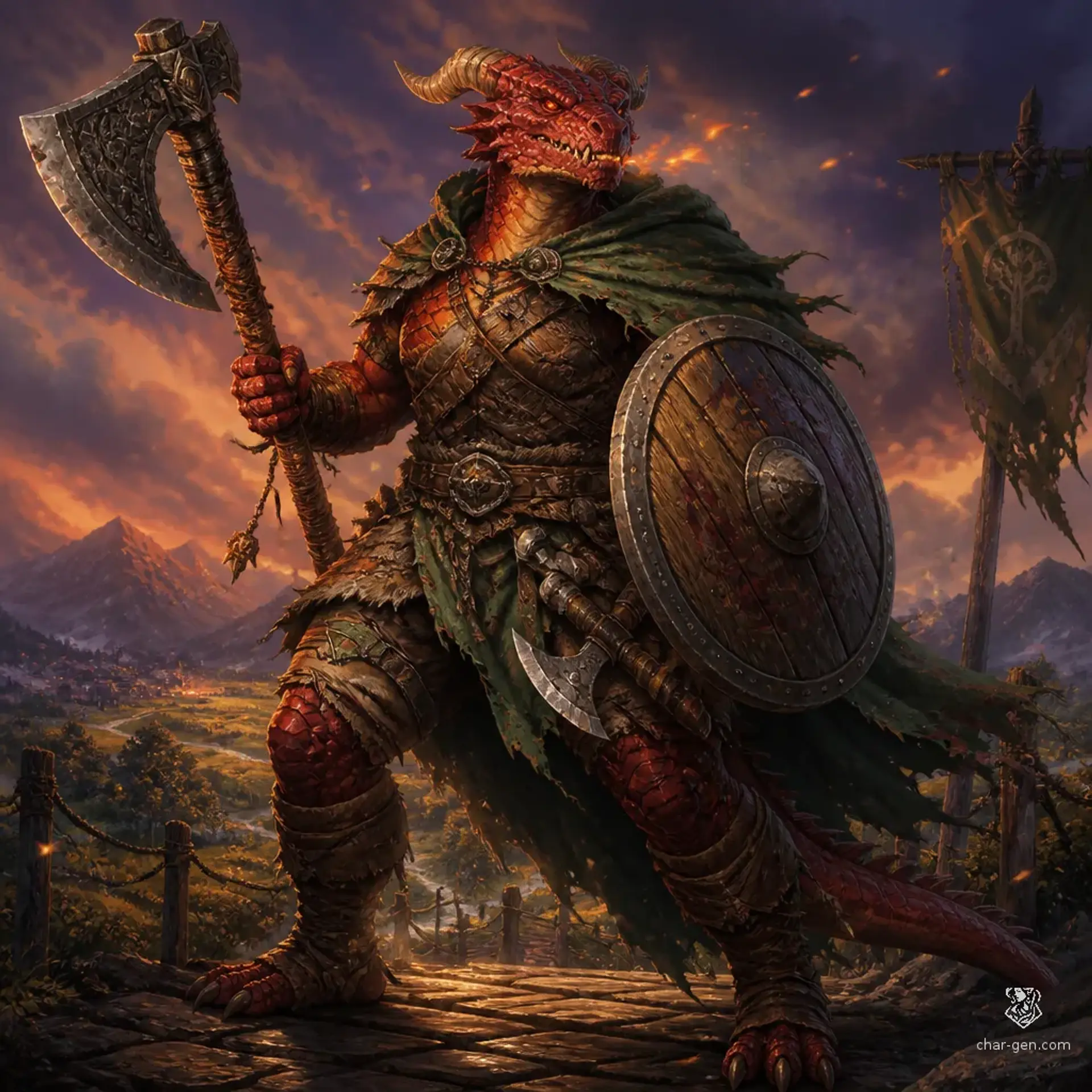 Osne - AI-generated fantasy Character