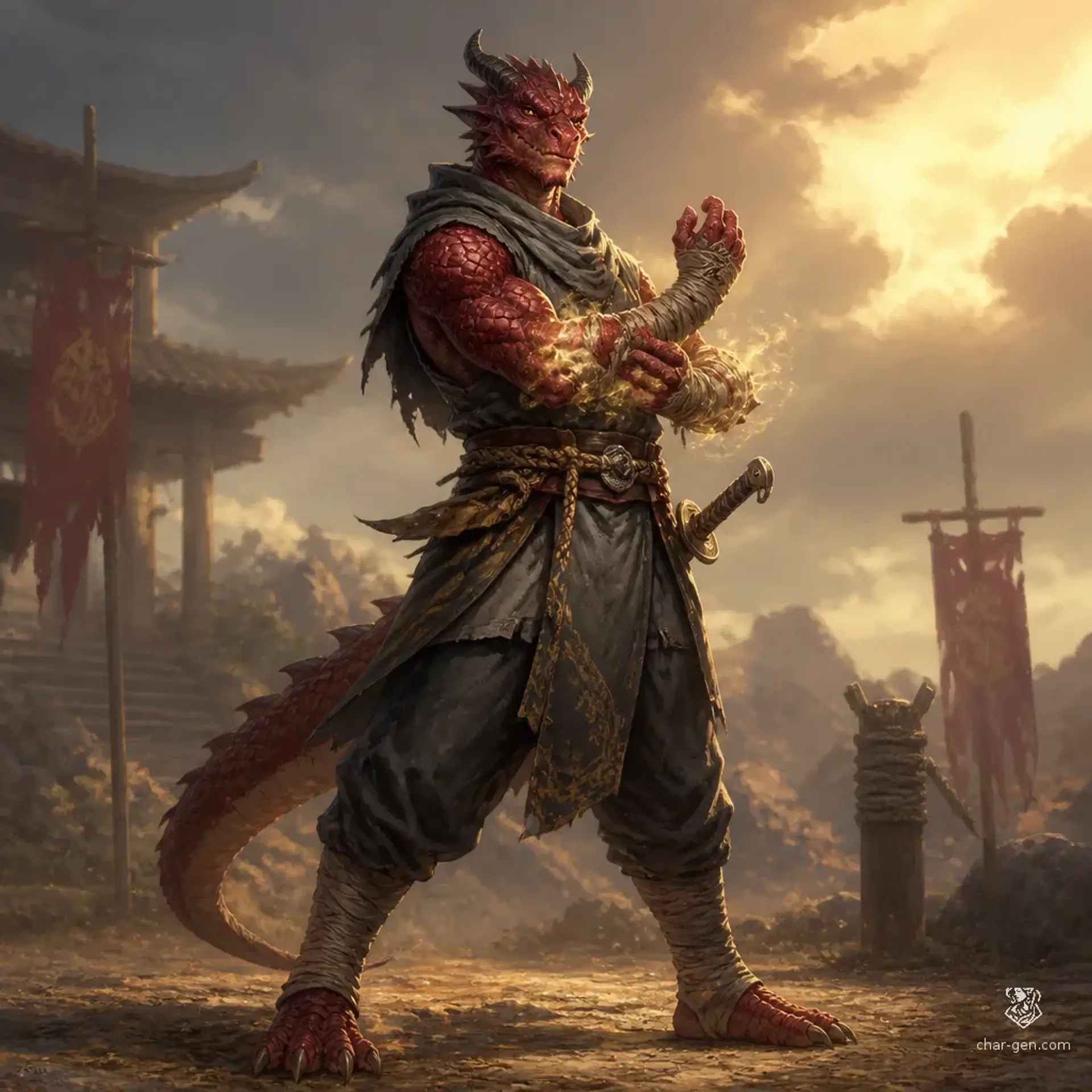 John Oneshot - AI-generated fantasy Character