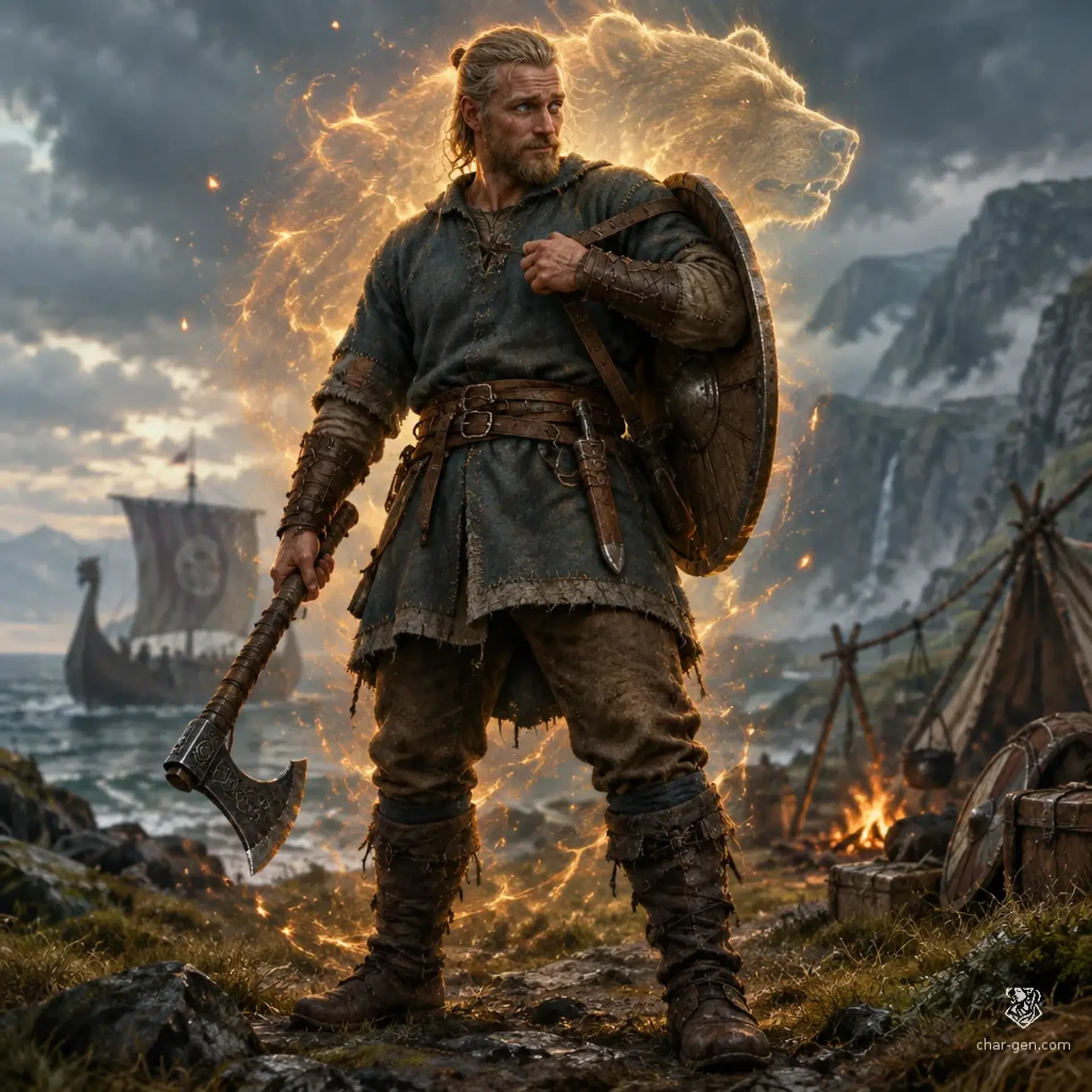Rut Kholson - AI-generated fantasy Character