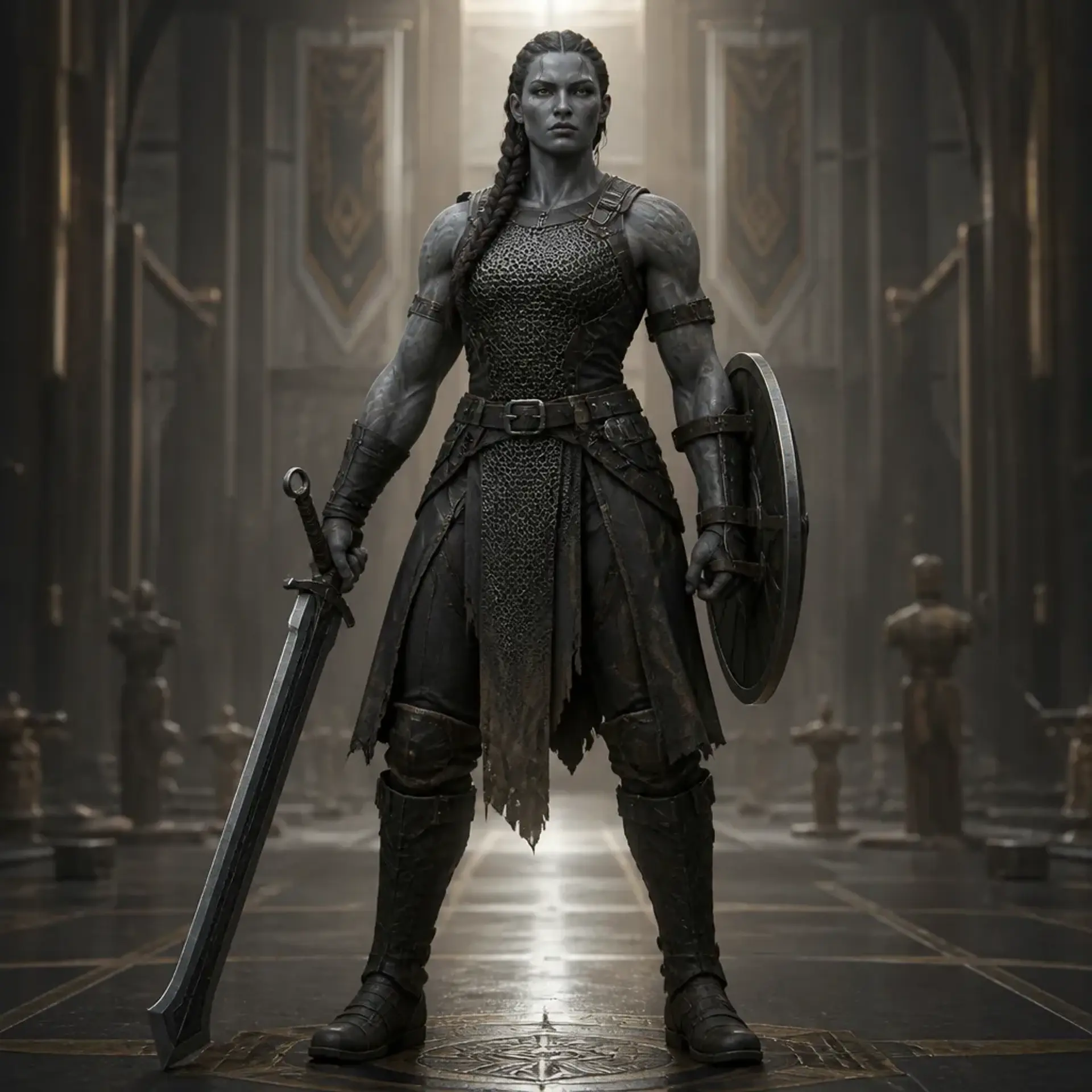 Kaia Stonebound - AI-generated fantasy Character