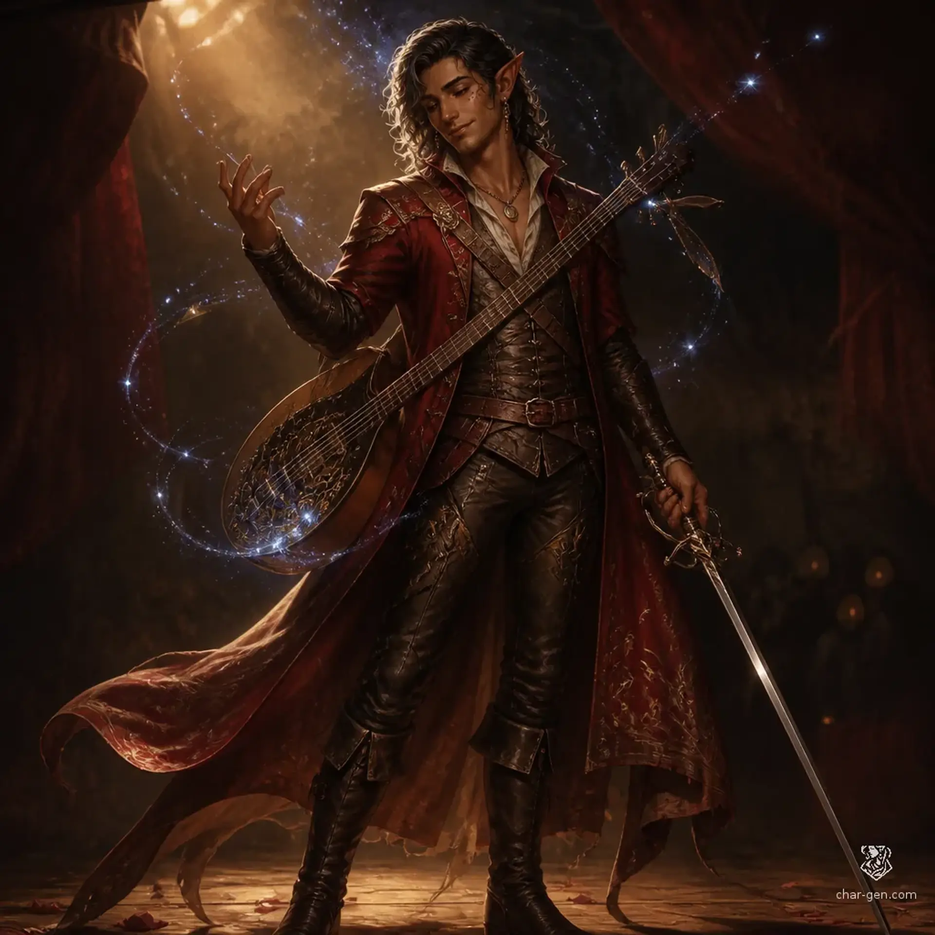 Elian Vey - AI-generated fantasy Character