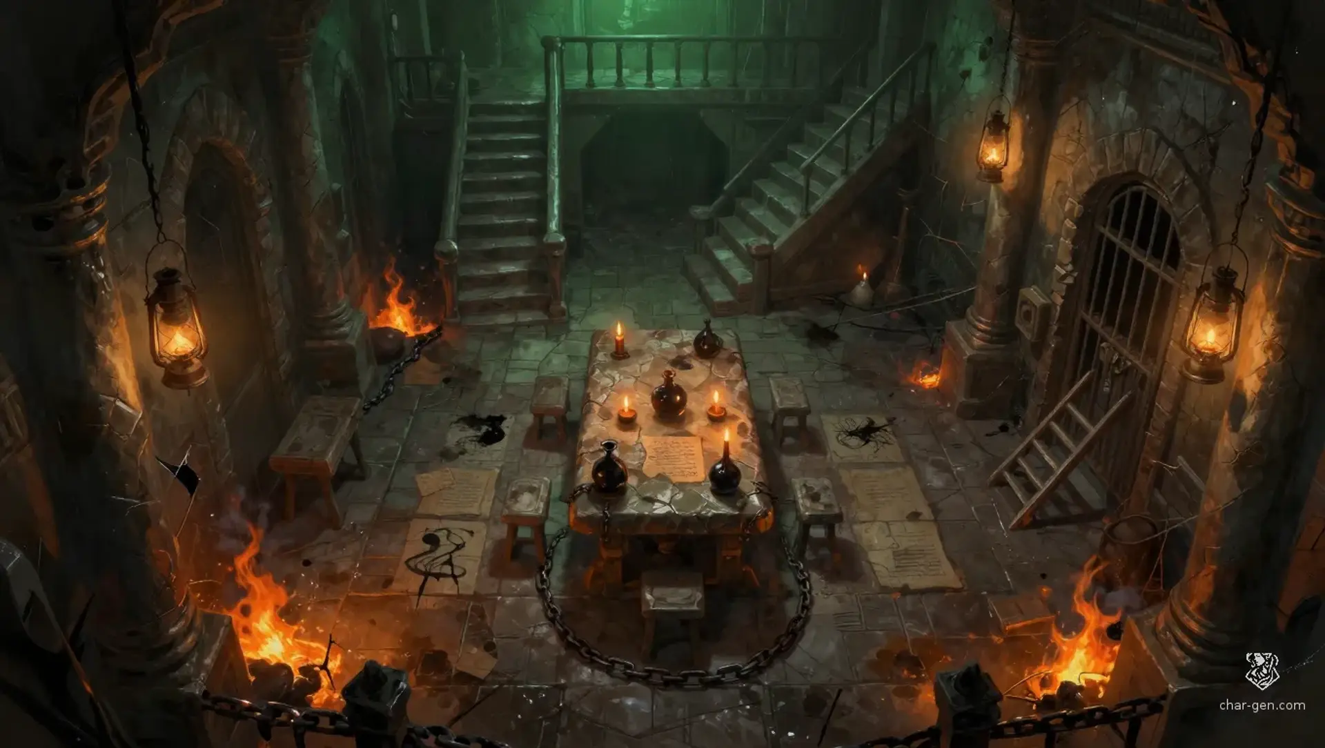 Break the Yuan-Ti and Zhentarim Pact - AI-generated fantasy Encounter