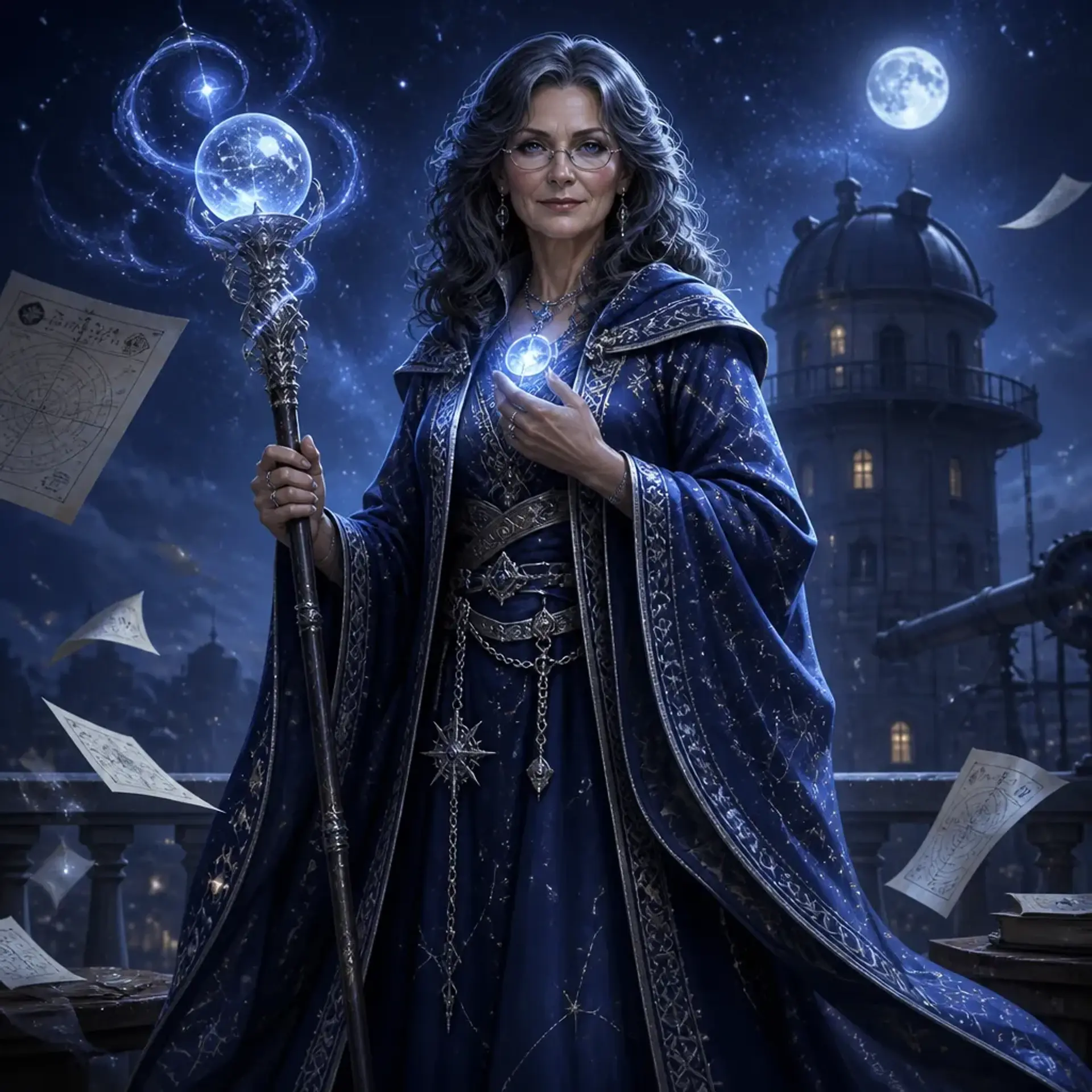 Morgan Astravelle - AI-generated fantasy Character