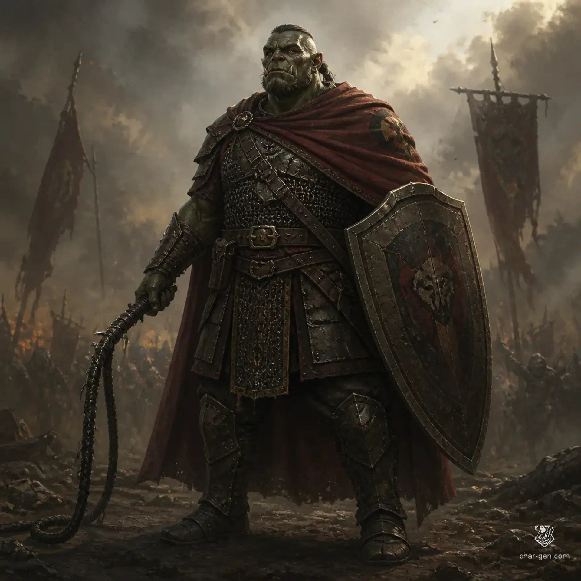 Ghorun Mellor - AI-generated fantasy Character
