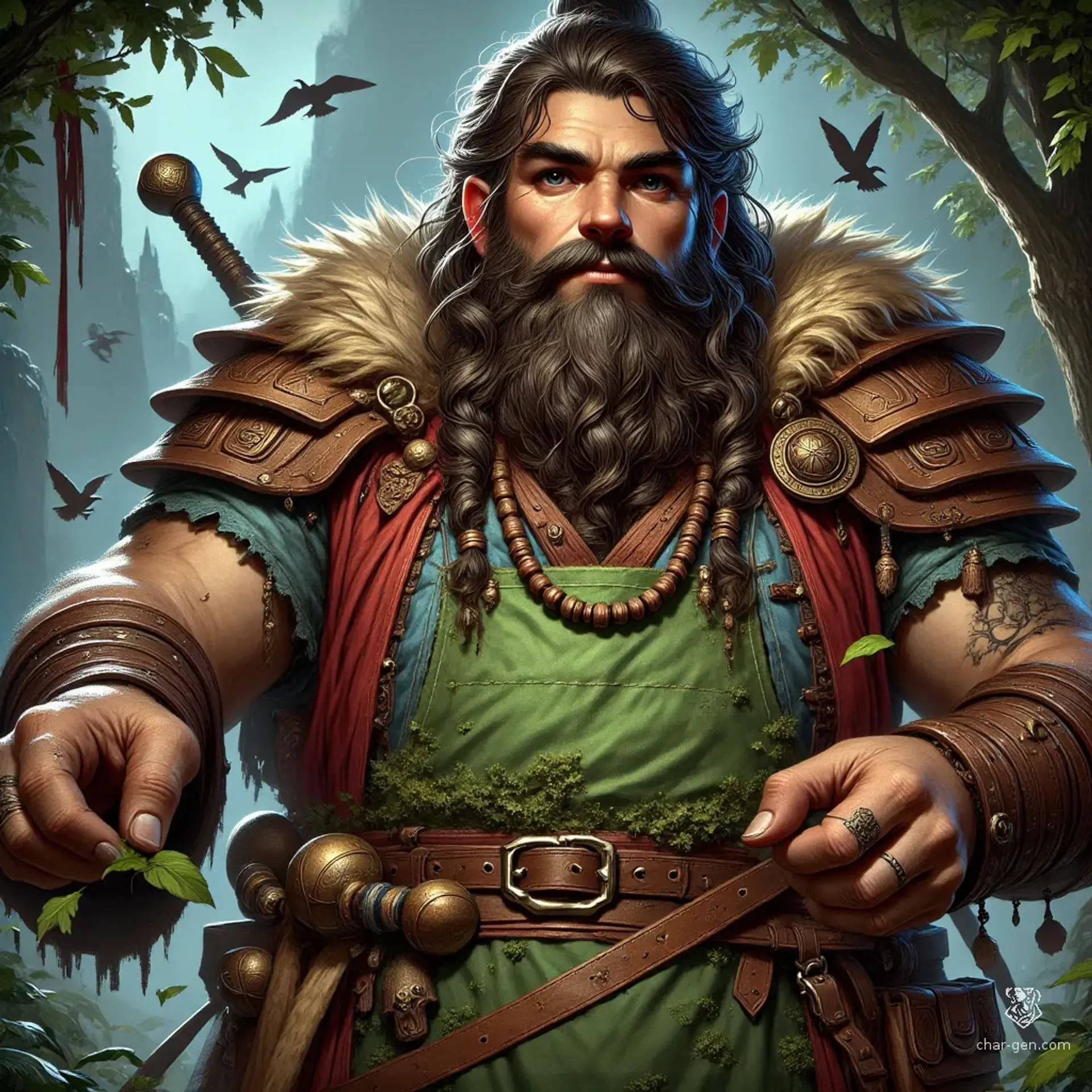 Zarshki Khmari - AI-generated fantasy NPC