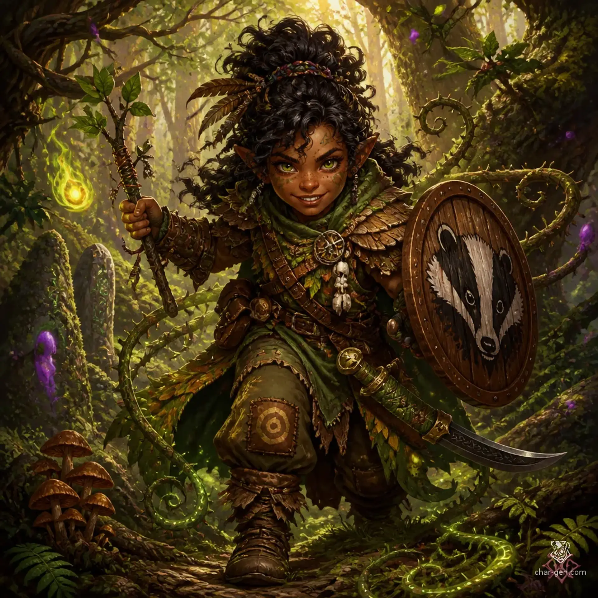 Paia Tekgwen - AI-generated fantasy Character