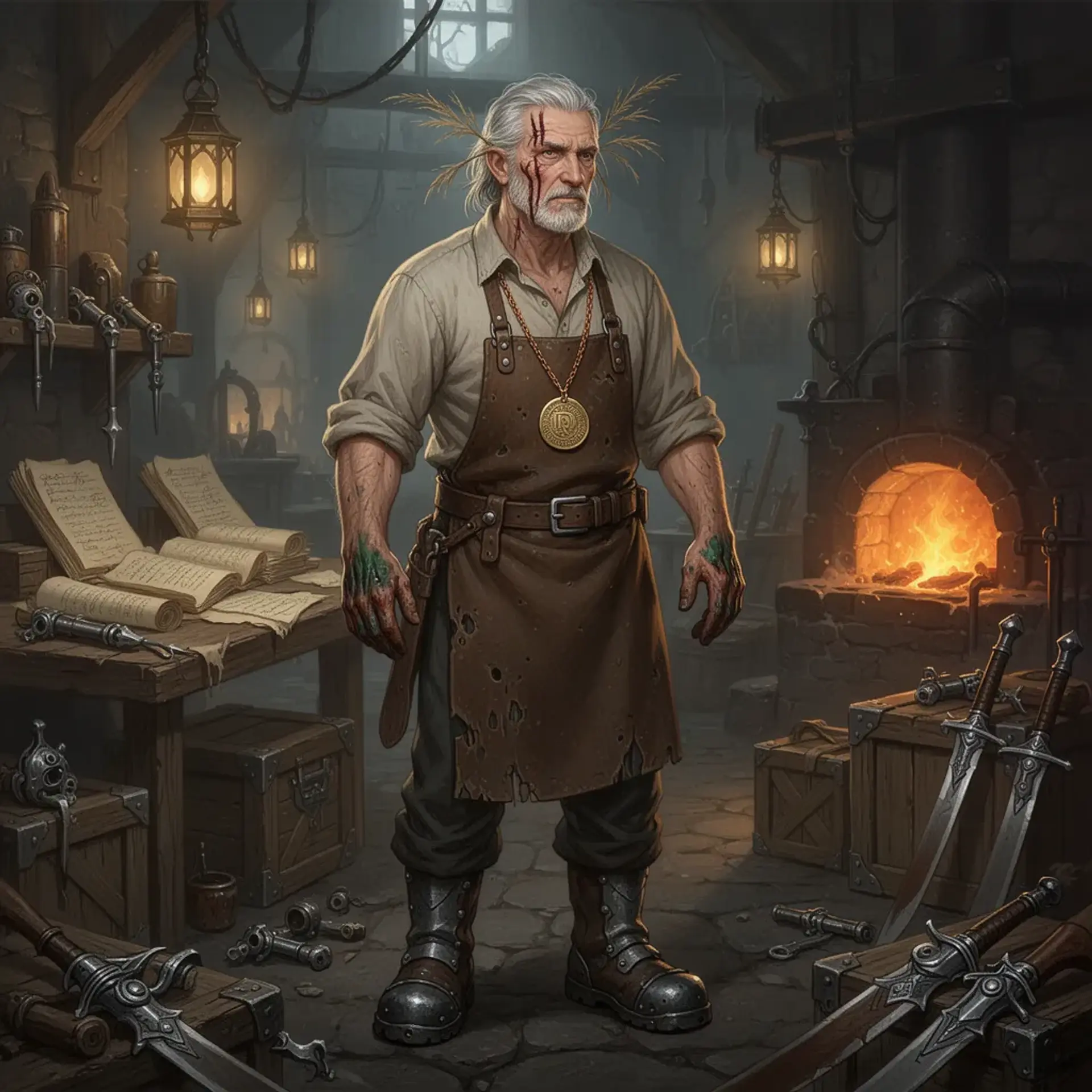 Gale of the Rivenshade - AI-generated fantasy NPC