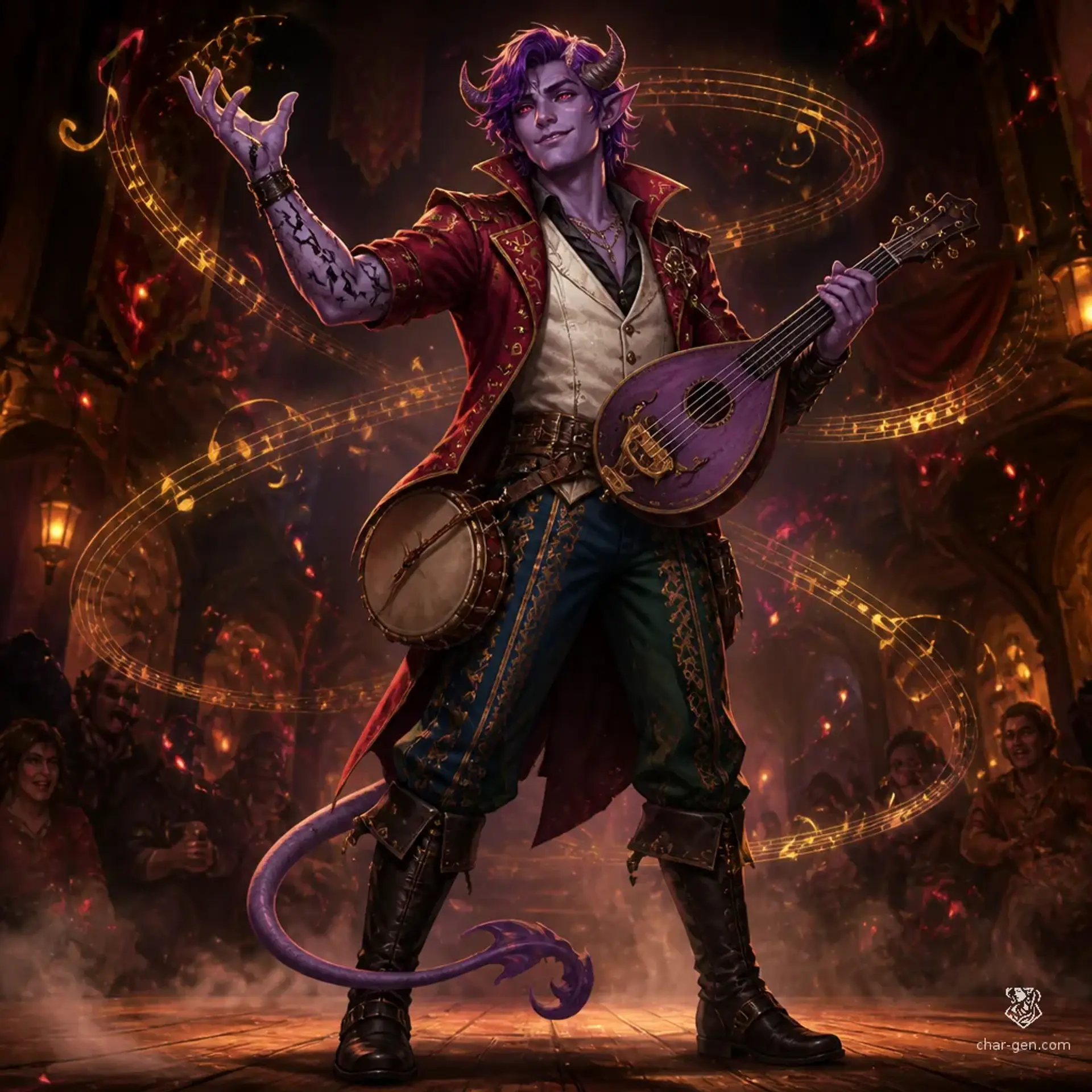 Mivano Zareli - AI-generated fantasy Character