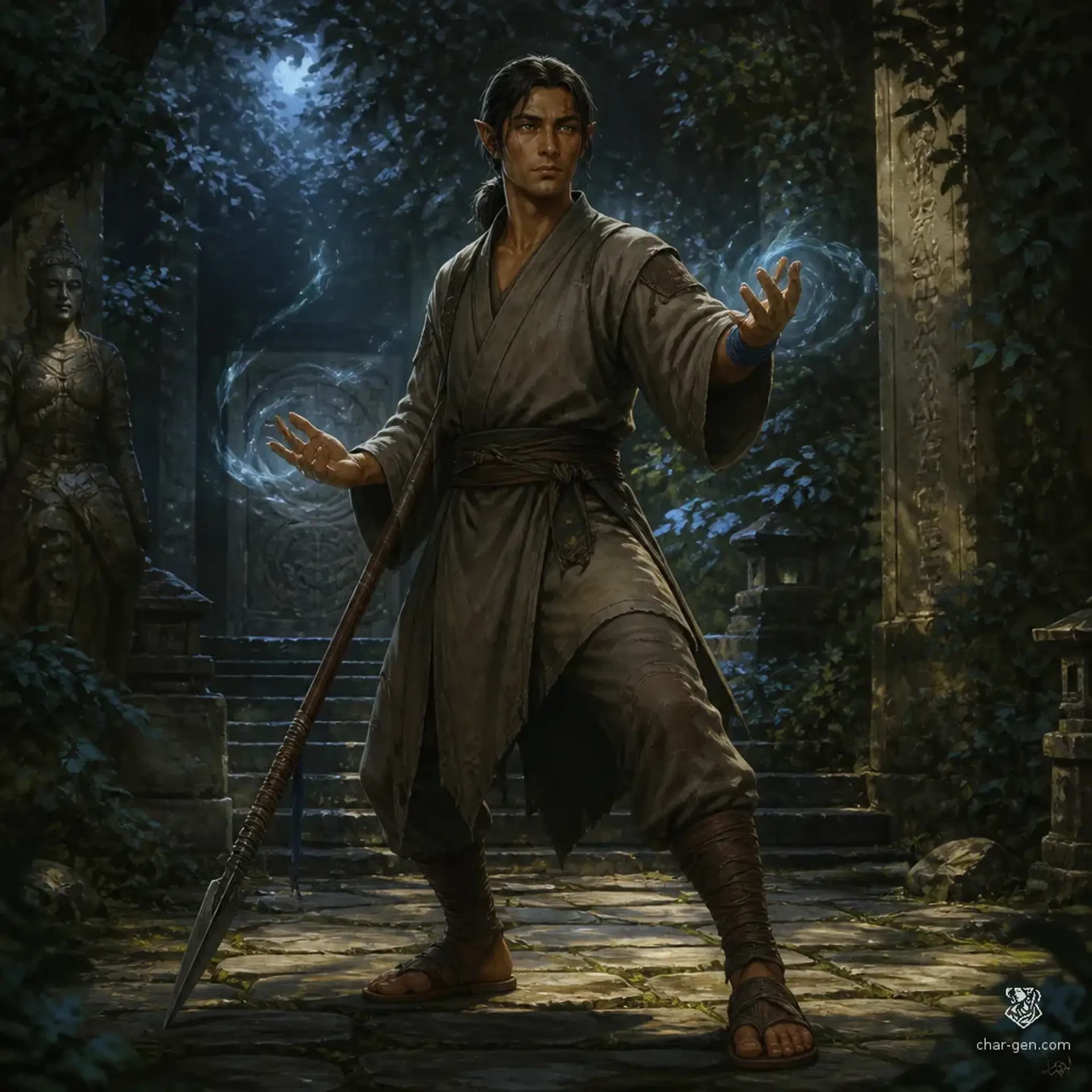 Tovio Sato - AI-generated fantasy Character