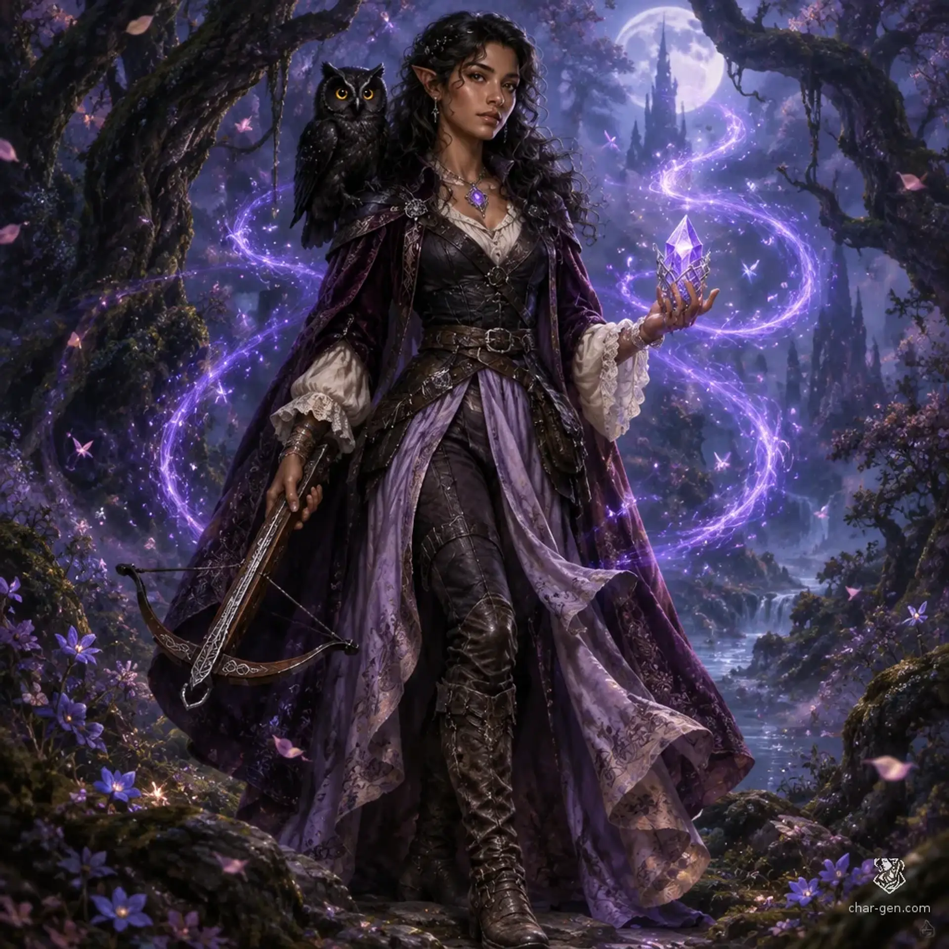 Aralia Avond - AI-generated fantasy Character