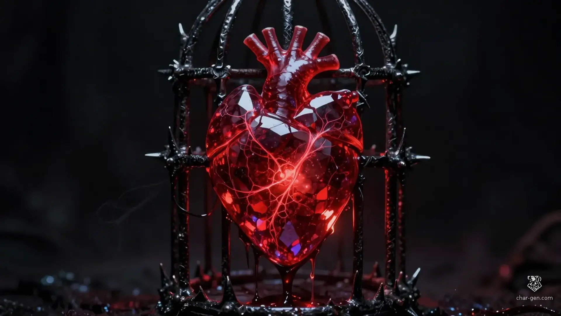 Throe-Heart of the Unbound Succubus - AI-generated fantasy Magic Item