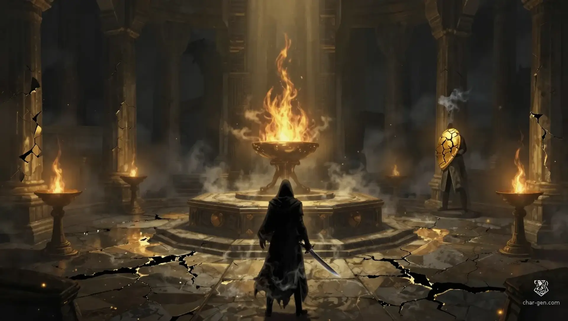 The Ashen Heart Under Shadow