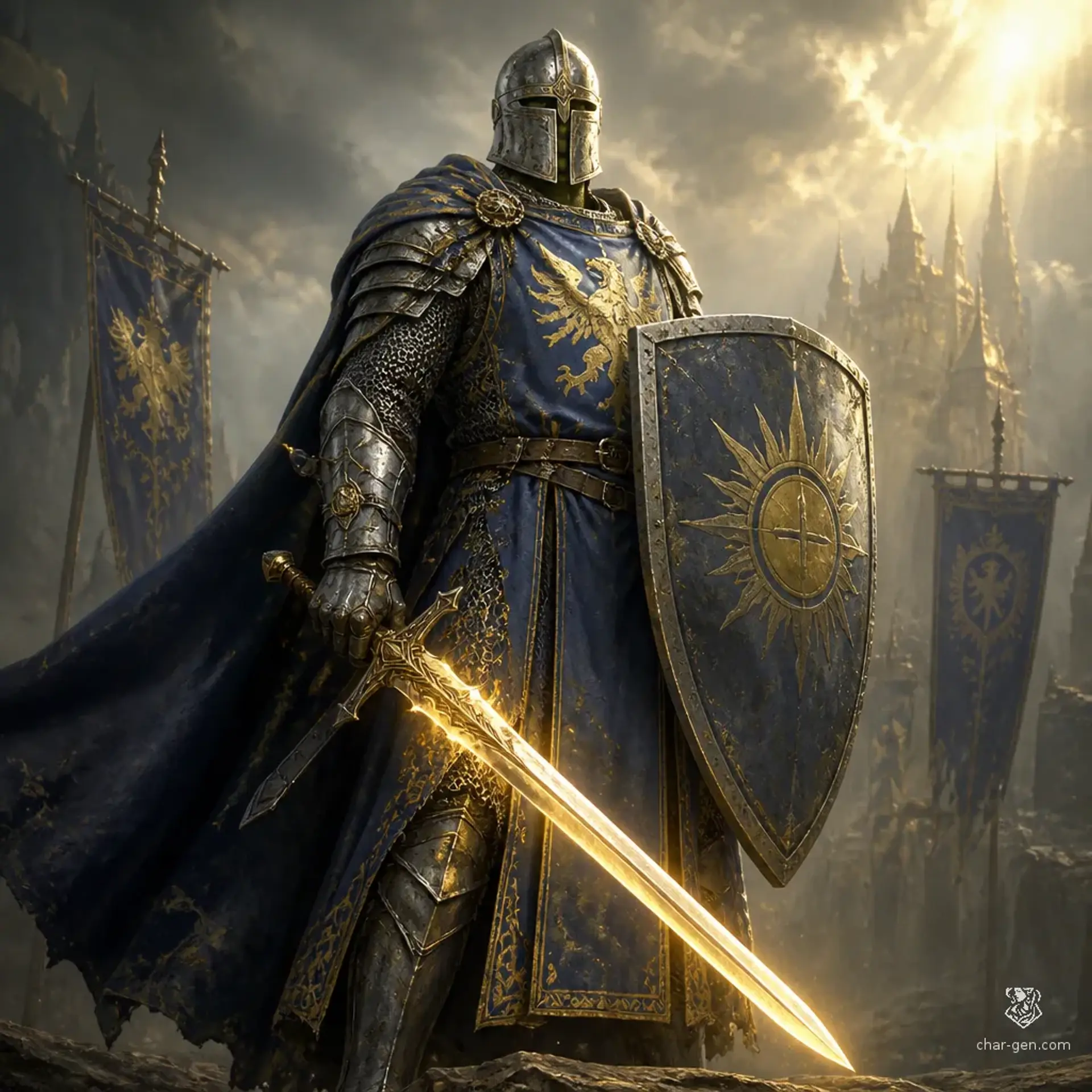 Alexander the Warden - AI-generated fantasy Character