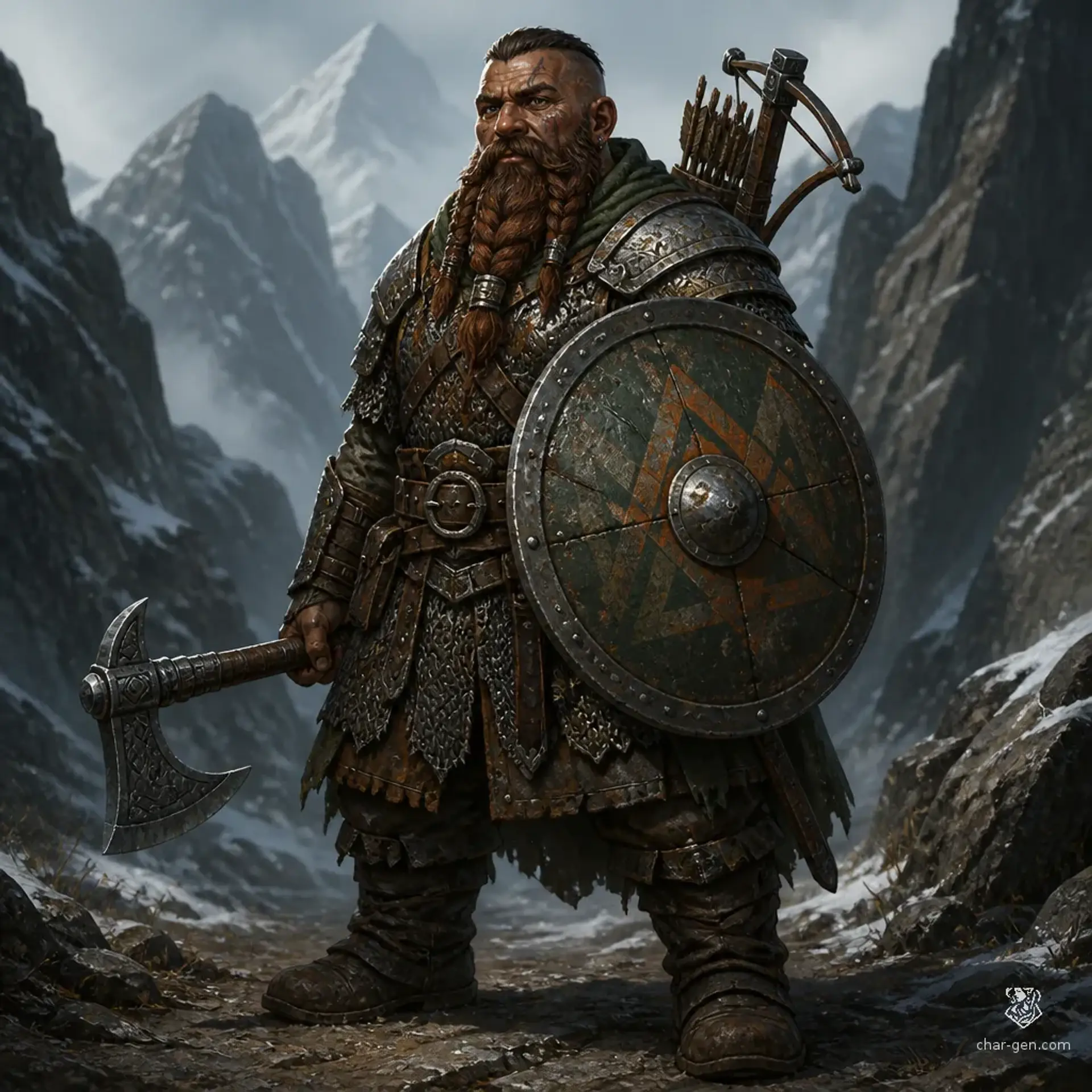 Mikko Vask - AI-generated fantasy Character