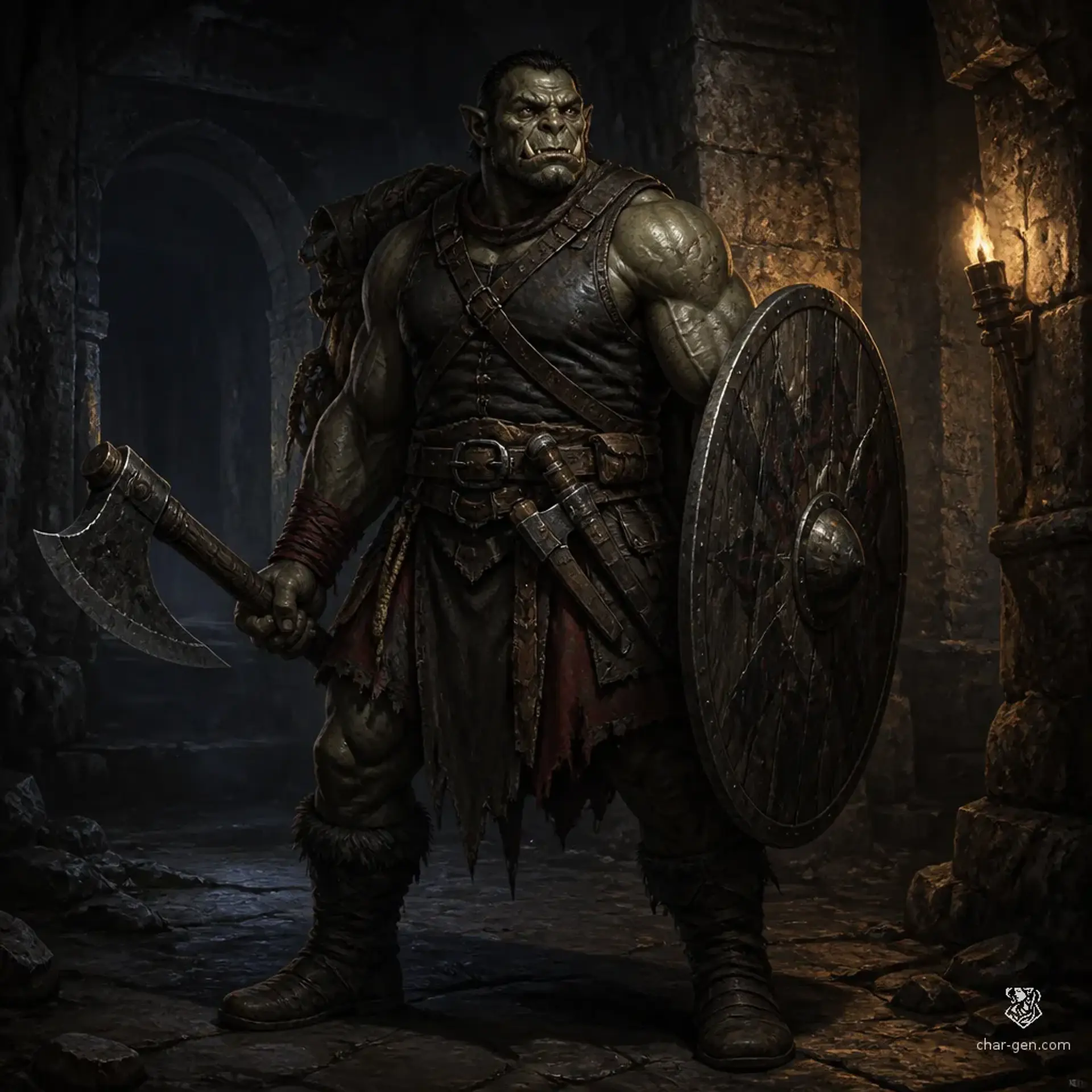 Kazak Nightjaw - AI-generated fantasy Character