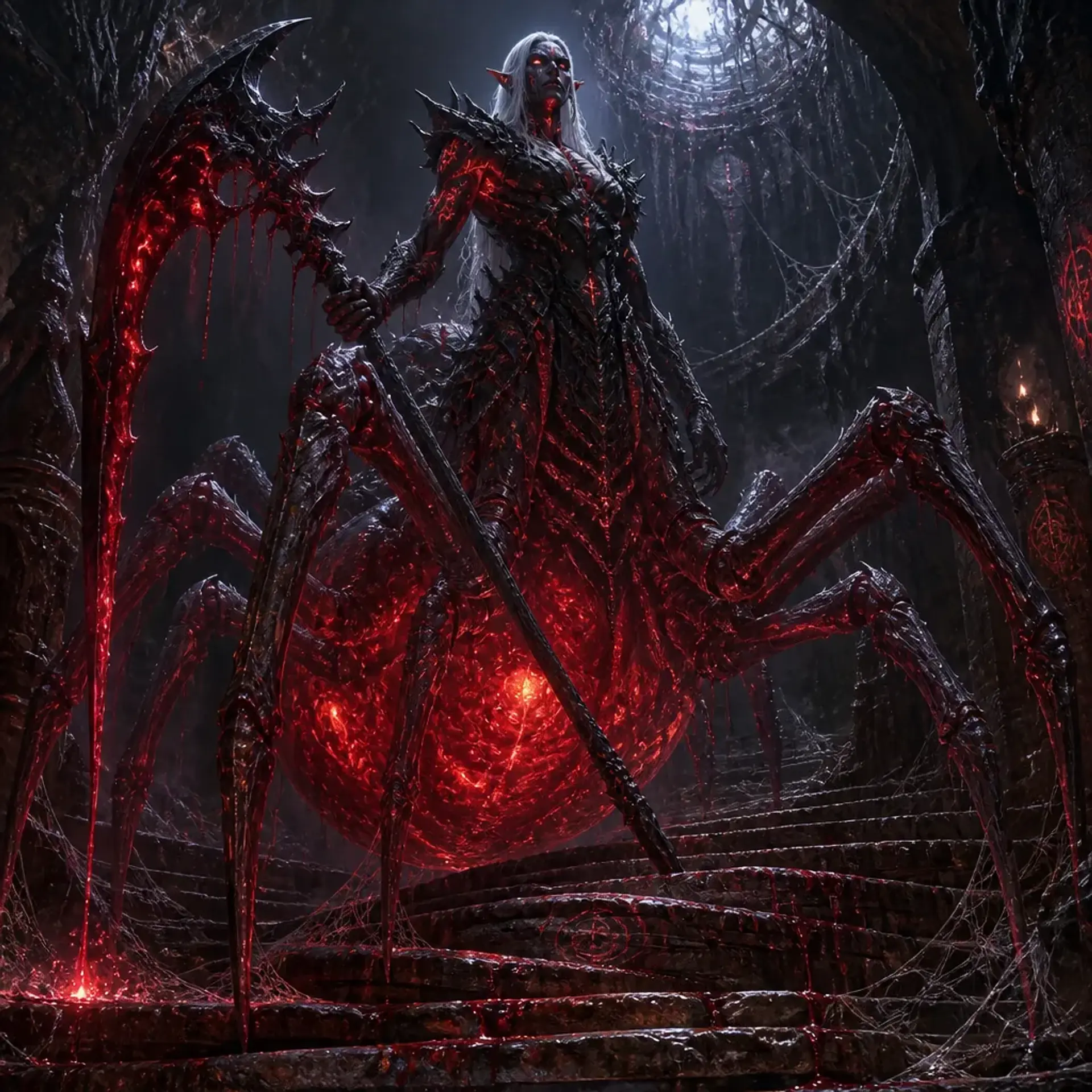 Krevat the Crimson Guard - AI-generated fantasy Monster