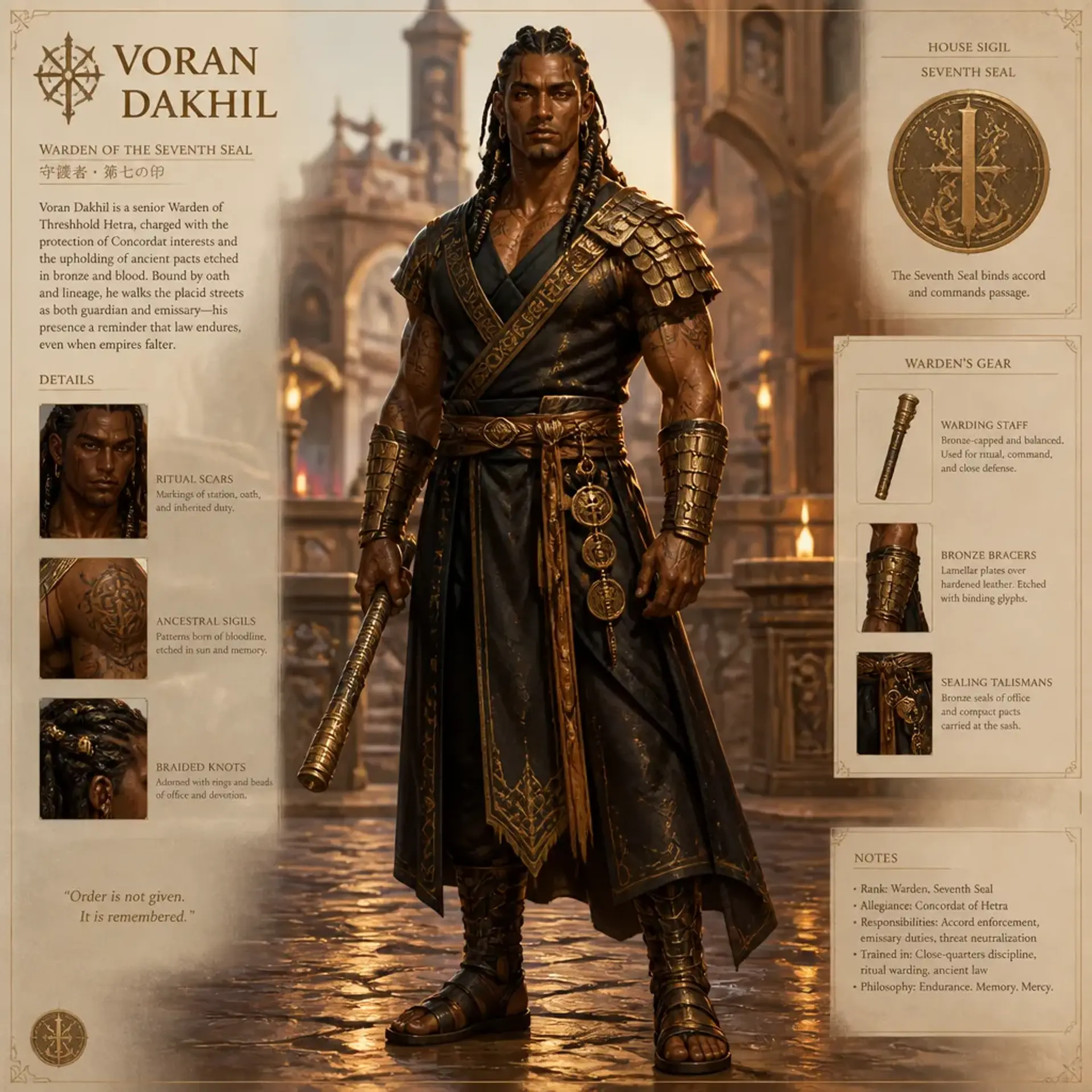 Aureclan Wardens - AI-generated fantasy Species