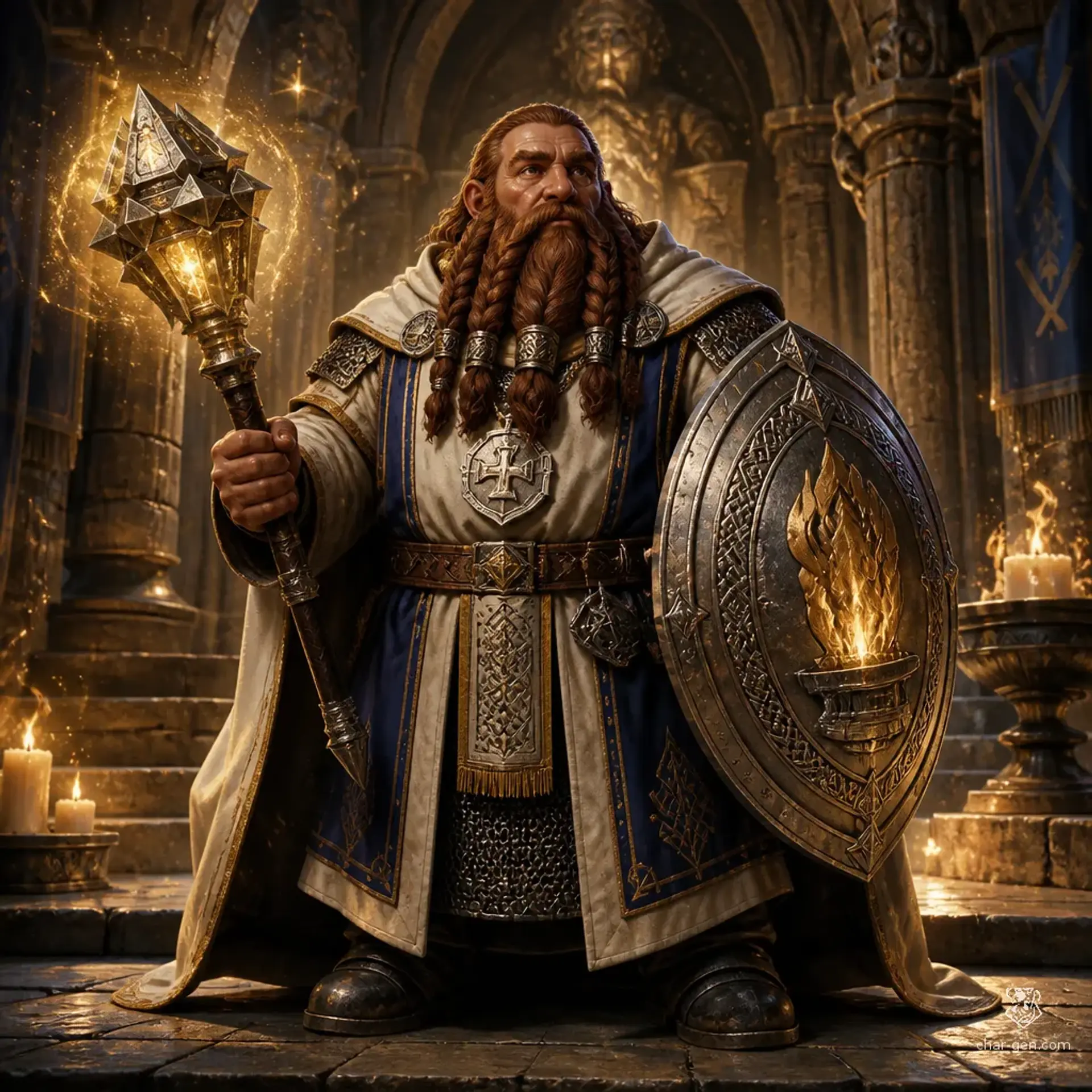 Thordin Ironmender - AI-generated fantasy Character