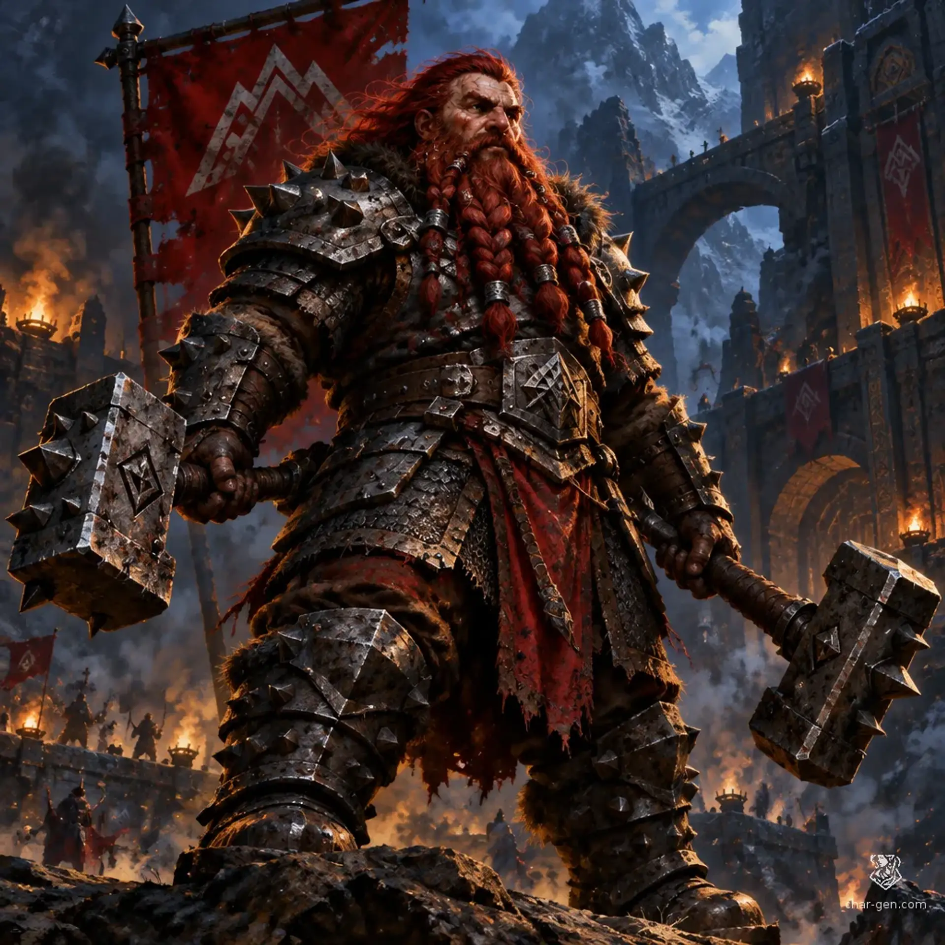 Ruzam Barazai - AI-generated fantasy Character