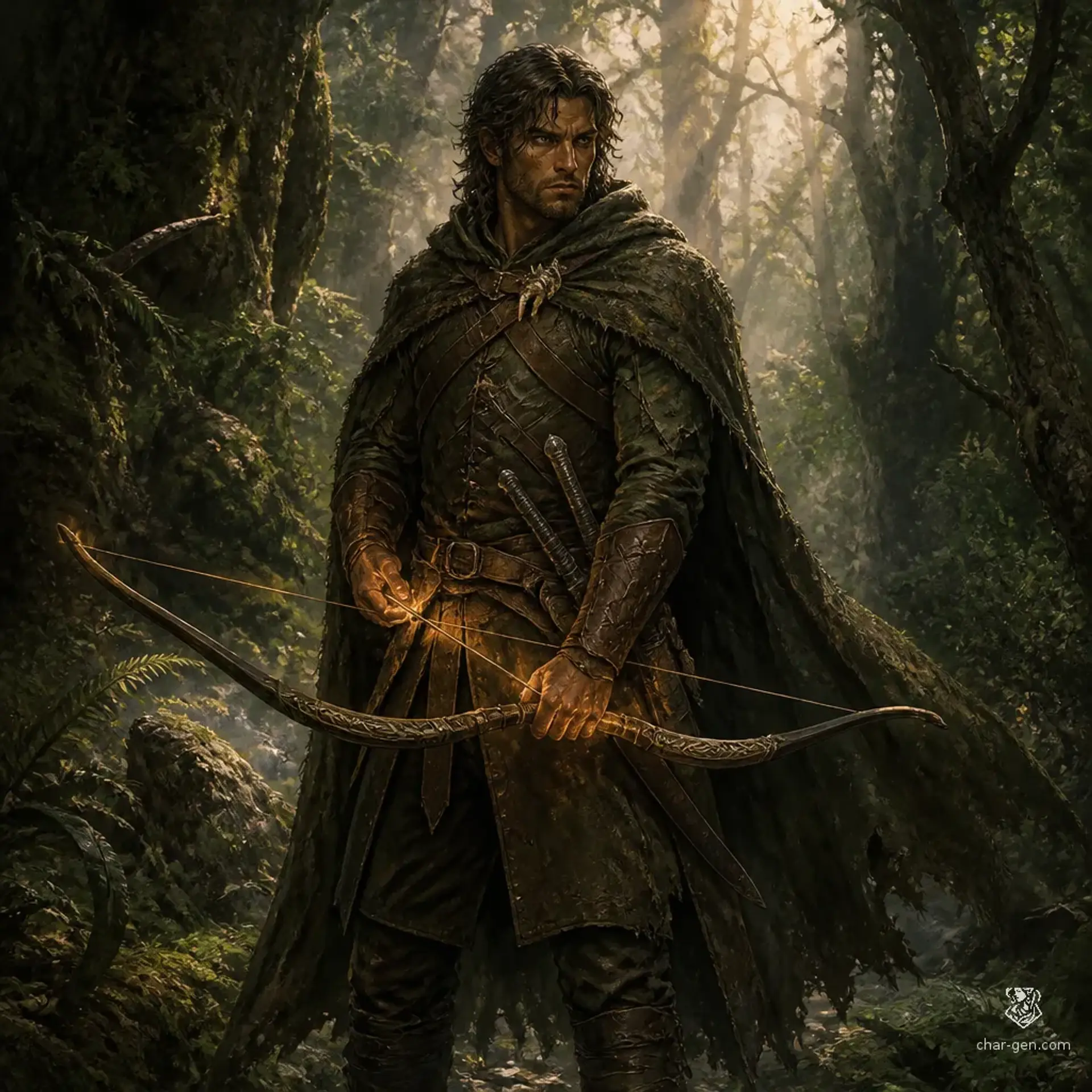 Kaelen Thorne - AI-generated fantasy Character