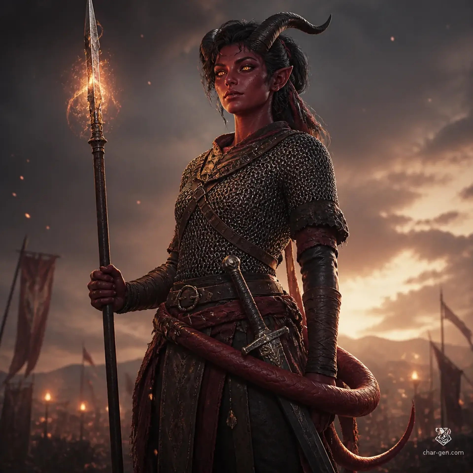 Rose - AI-generated fantasy Character