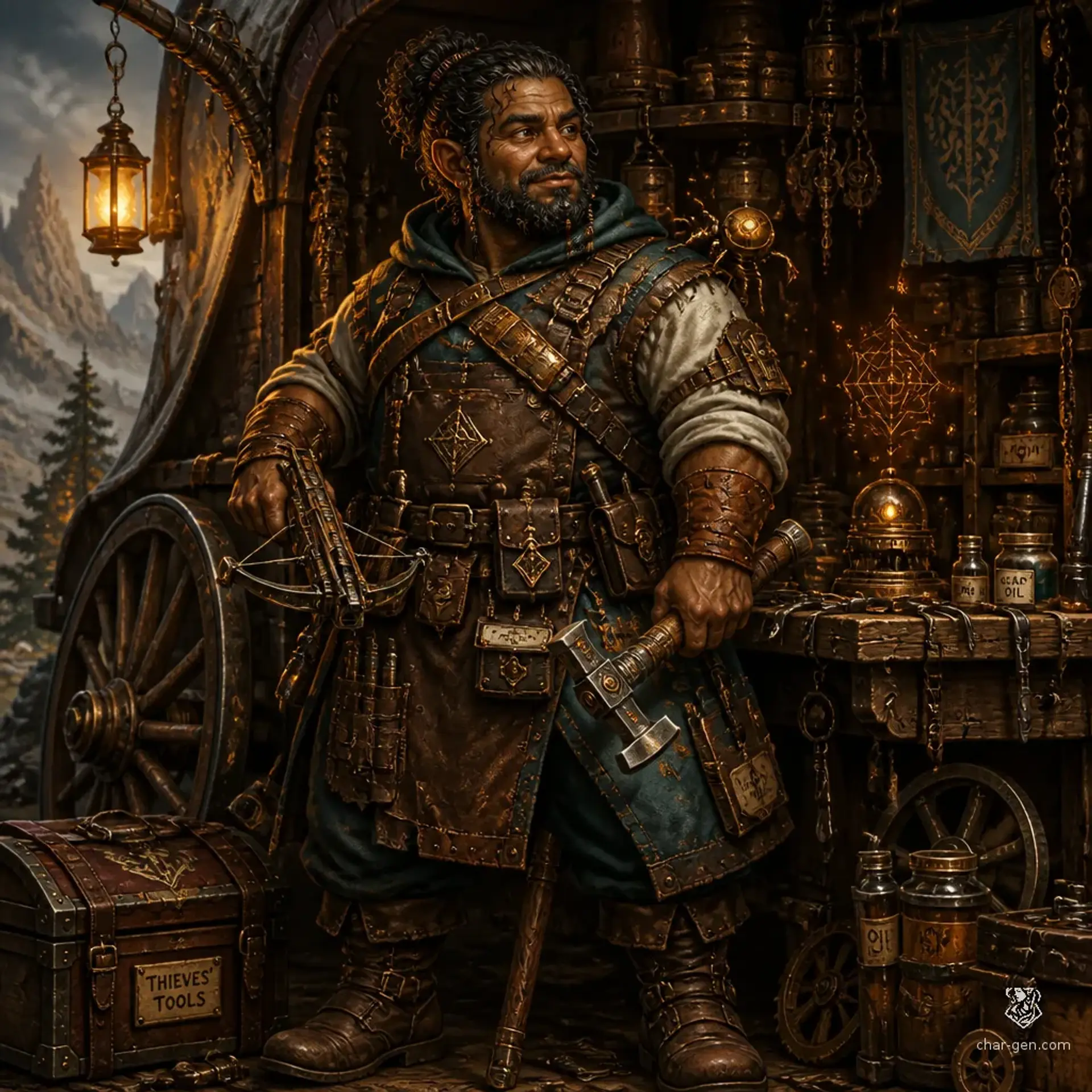 Tupaqo Suma - AI-generated fantasy Character