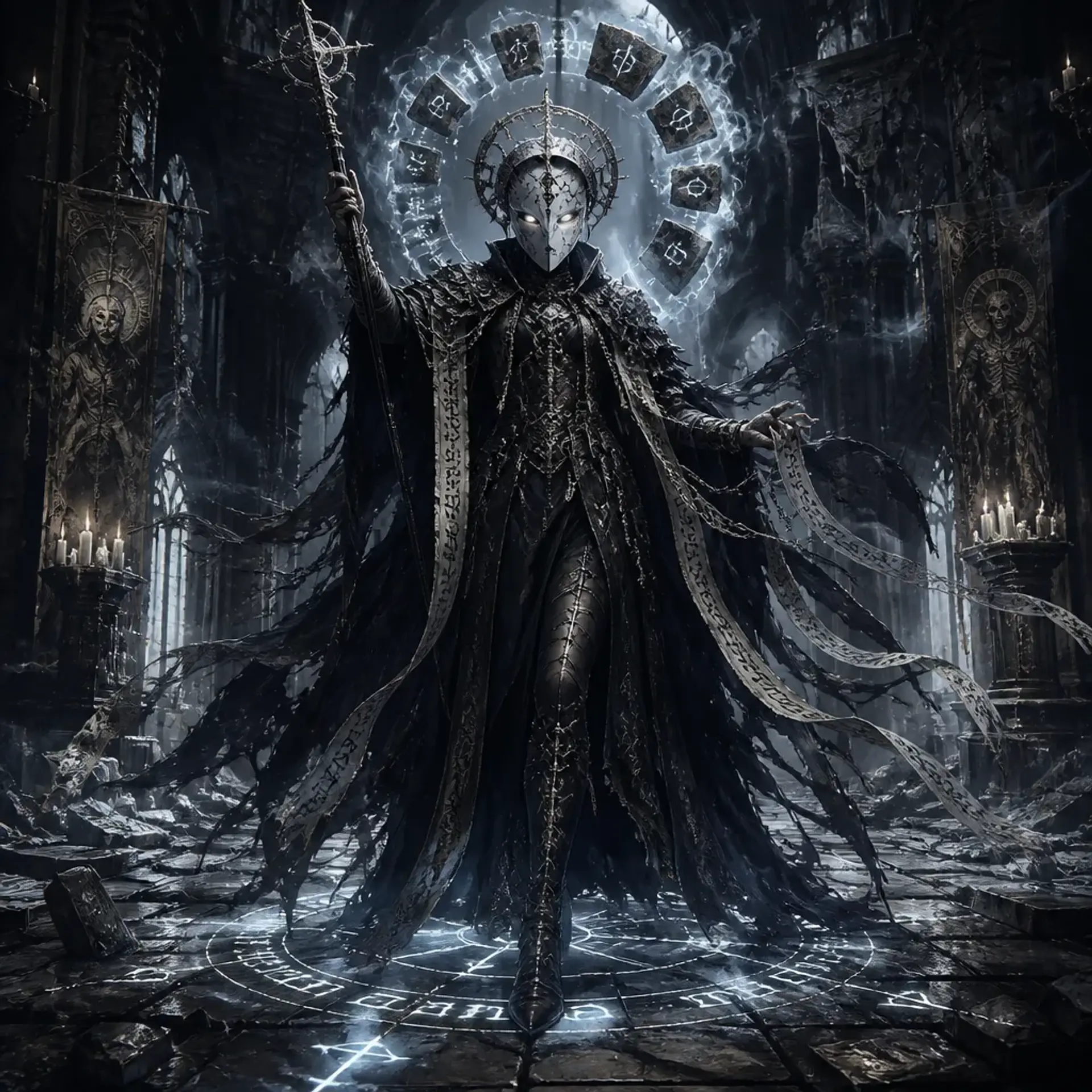 Fanatic Prelate Seressa Vane - AI-generated fantasy Monster