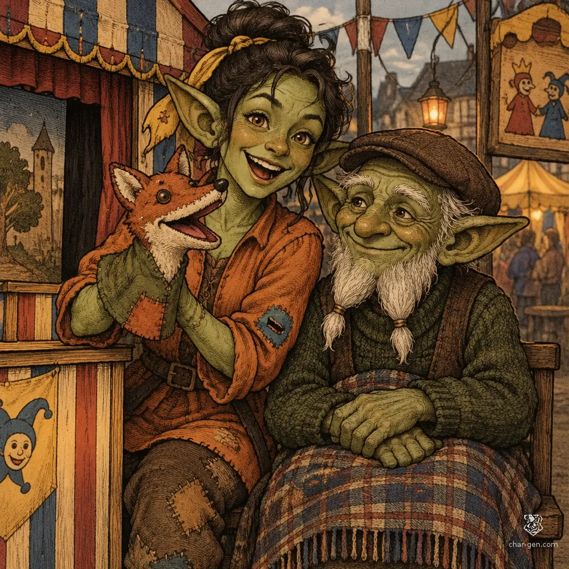 Fenna and Old Gimble
