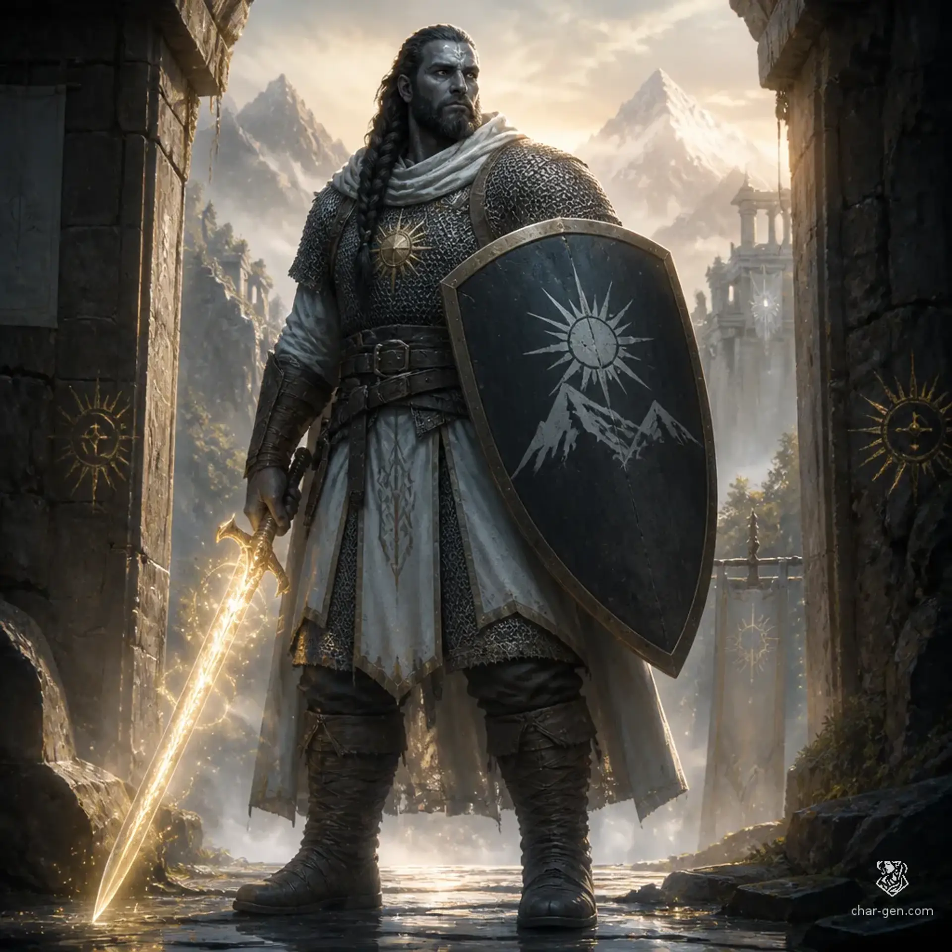 Tarek - AI-generated fantasy Character