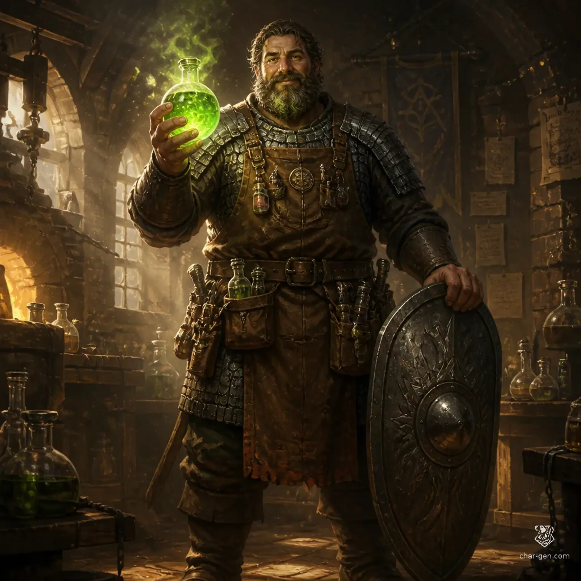 Silas Thorne - AI-generated fantasy Character