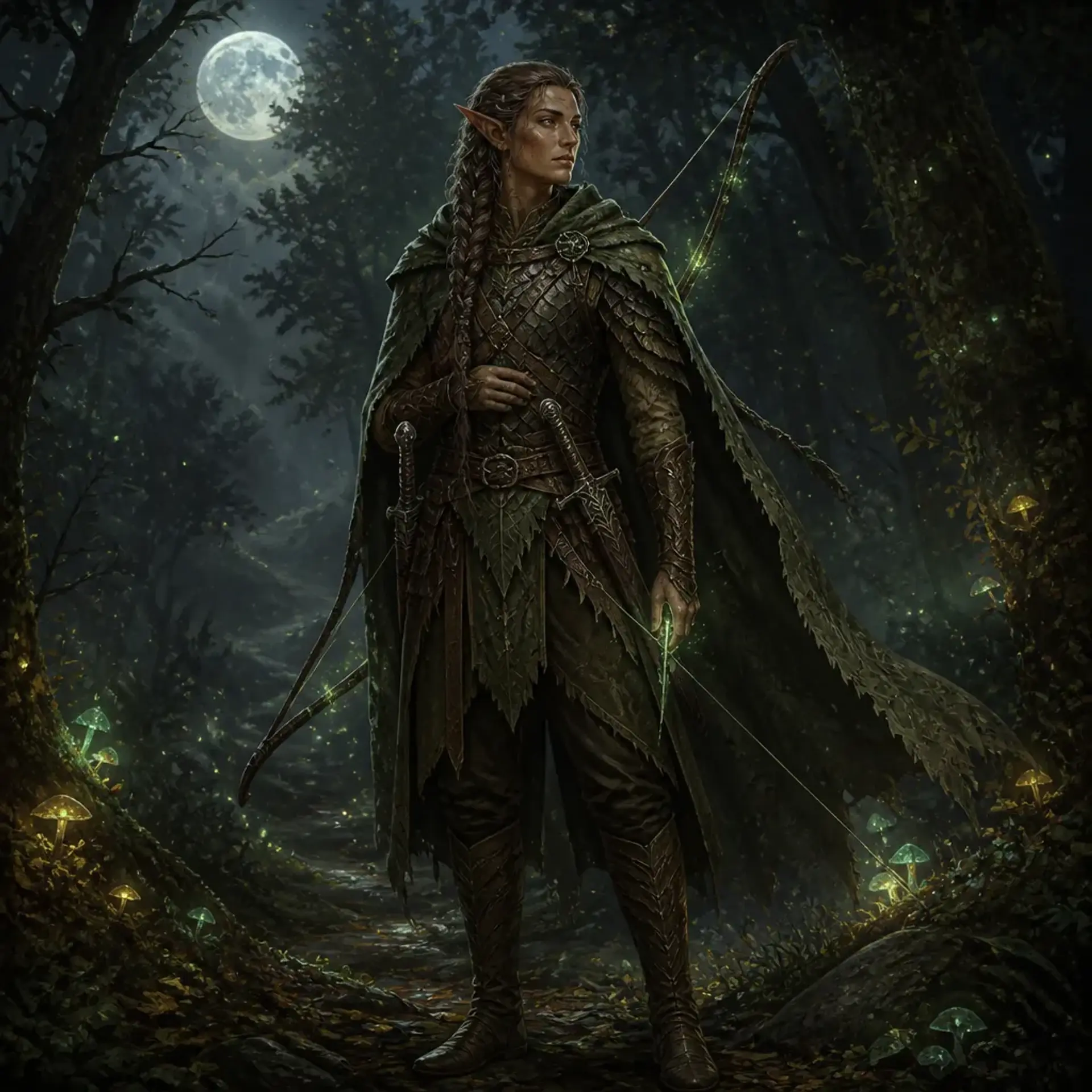 Elaris Thalanil - AI-generated fantasy Character